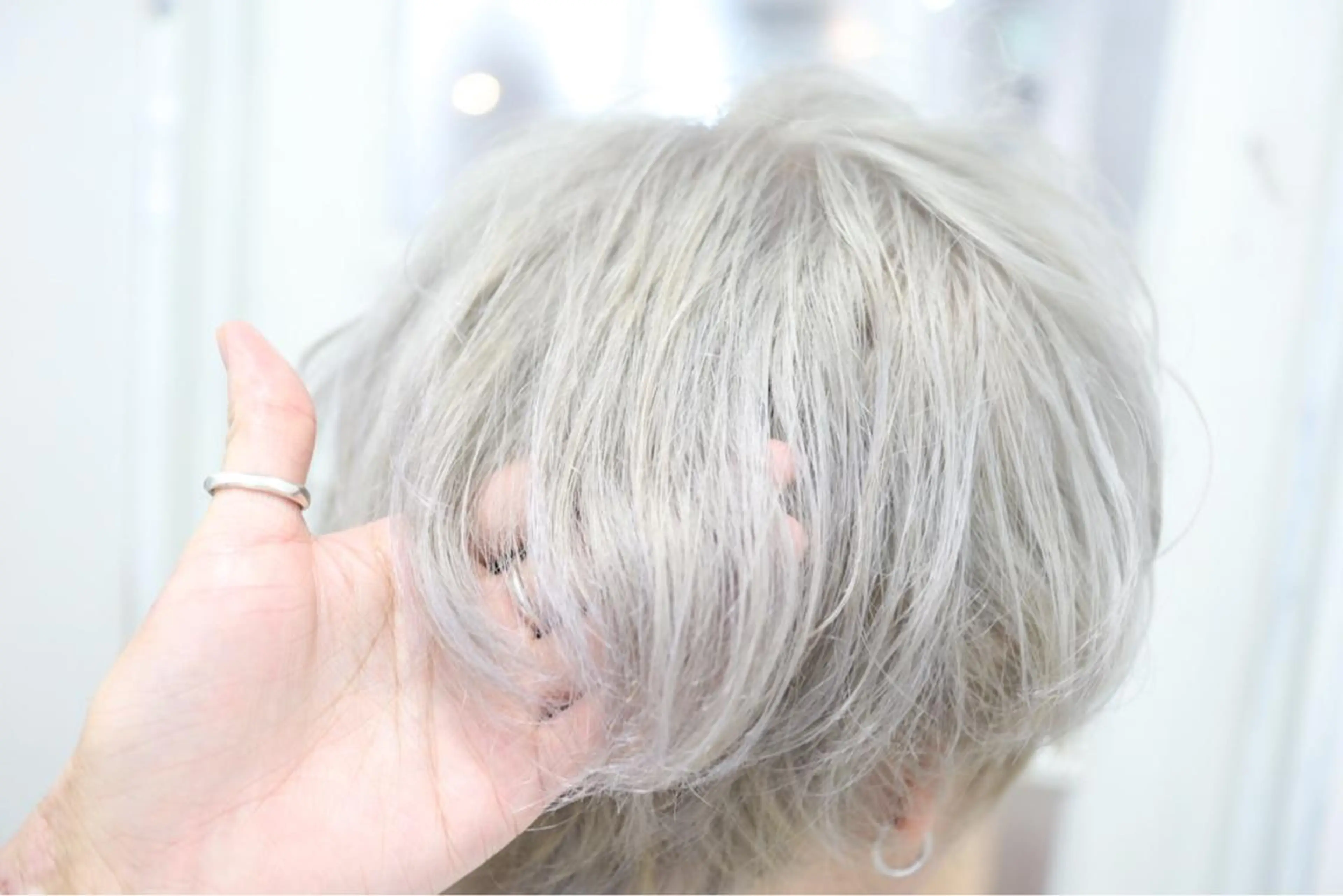 ショート カラー アディクシーカラー ベージュカラー ブリーチ ケアブリーチ ダブルカラー ヘアカラー トリートメント ✨池袋ブリーチ特化 Hibiki✨のヘアスタイル