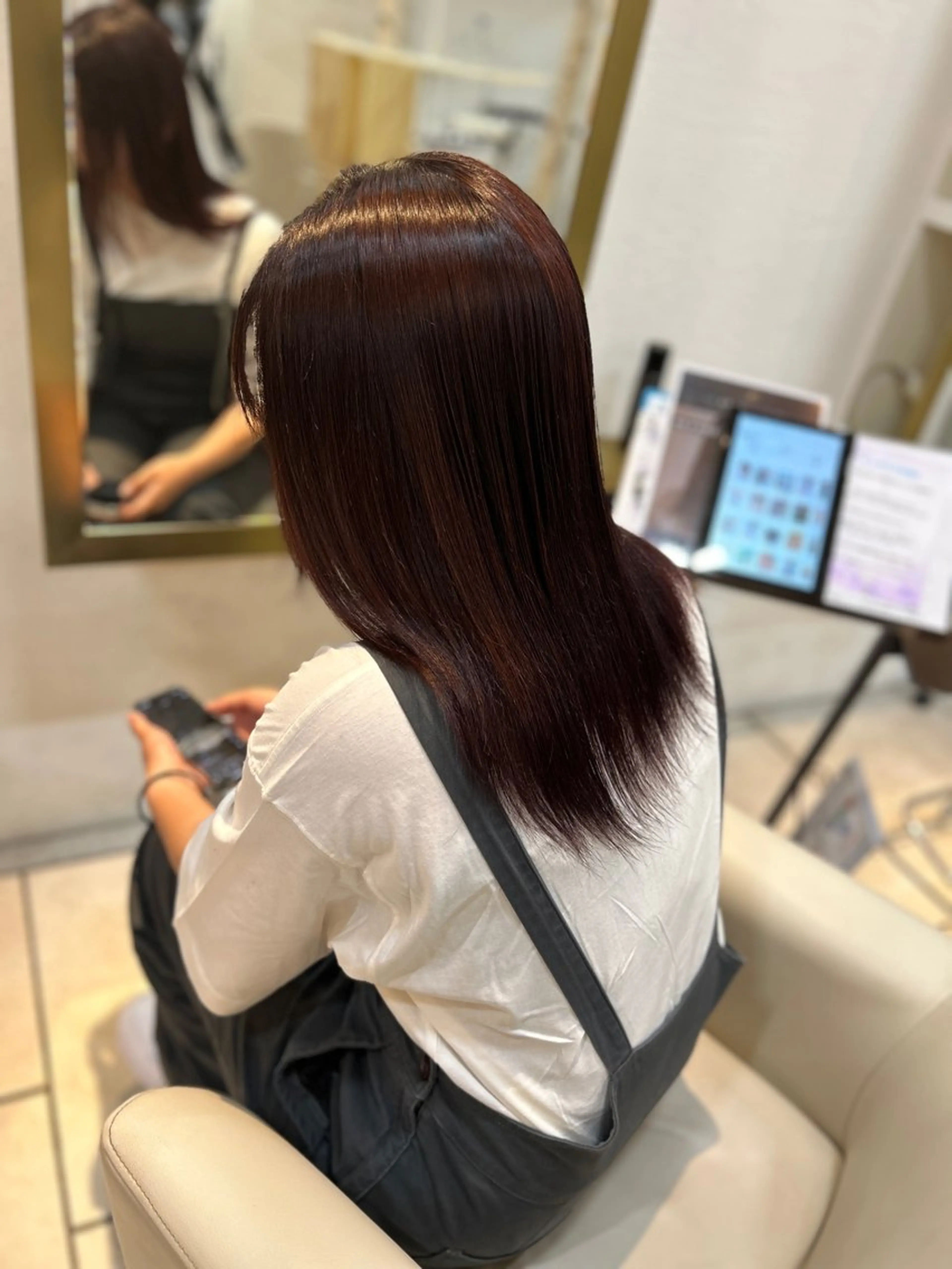 カラー 林 唯翔のヘアスタイル