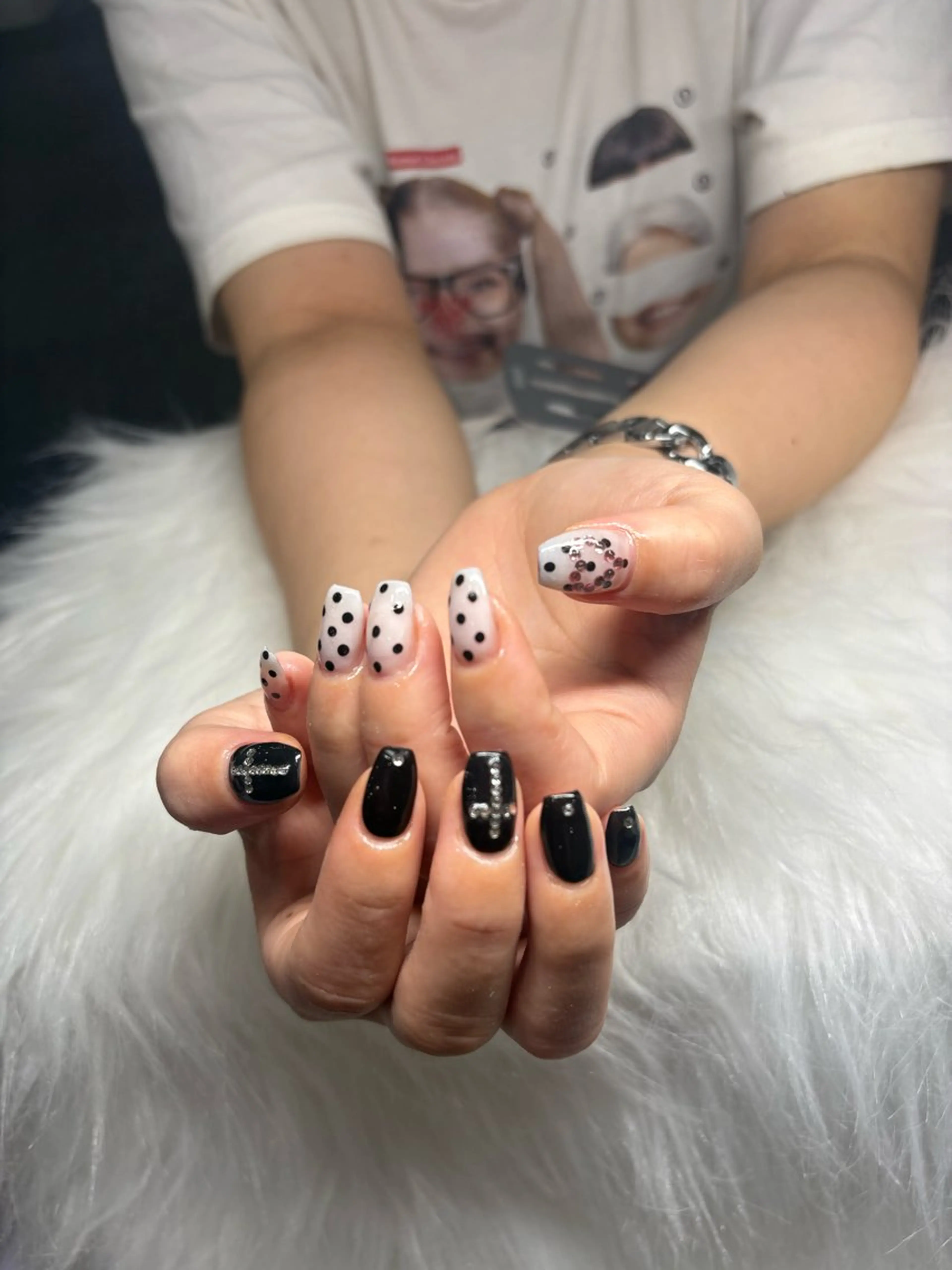 モデル限定 価格|チップ長さ出しシンプルデザイン6本デザイン(オフ追加料金1000円~の写真