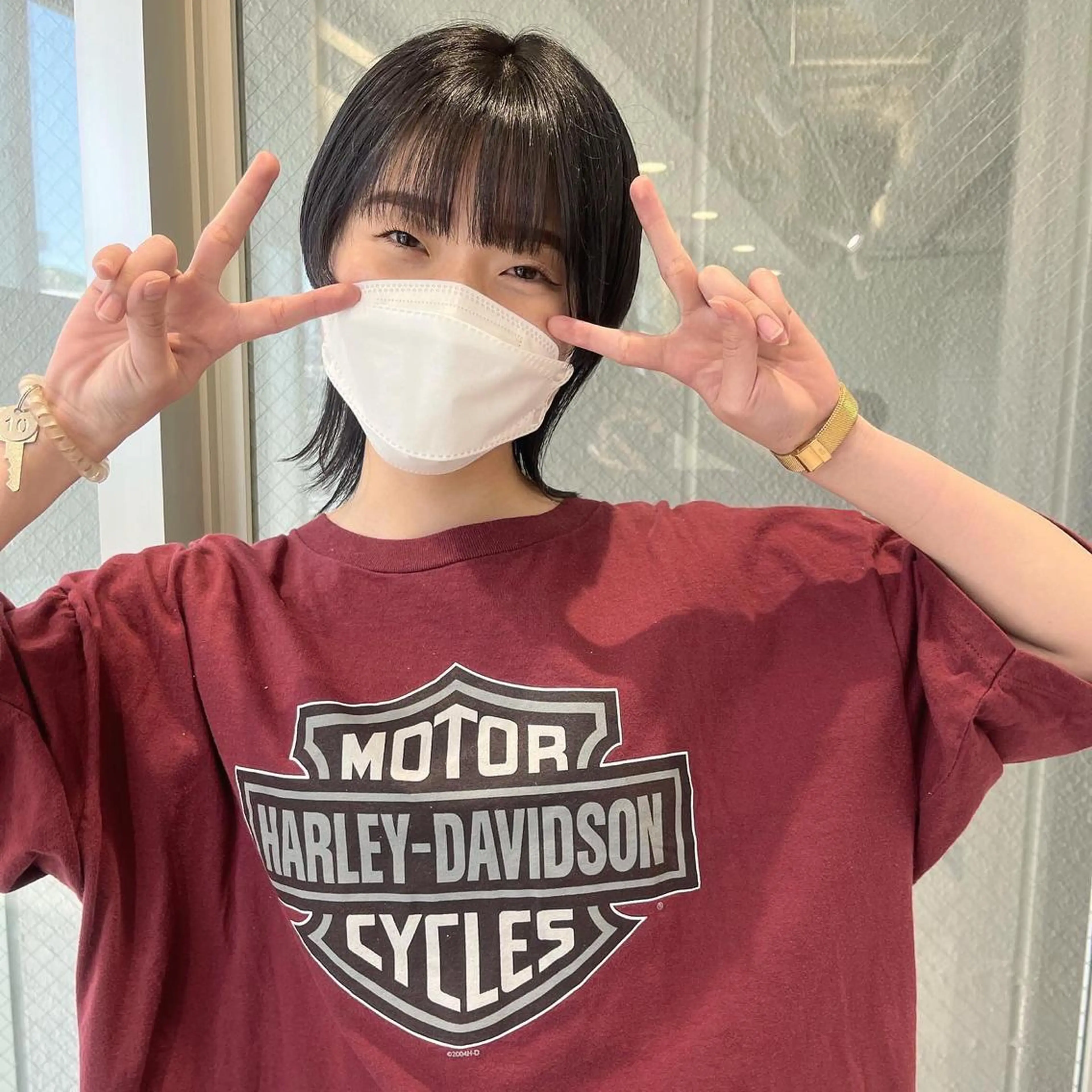 ショート ウルフカット ウルフカット／吉村 桃子のヘアスタイル