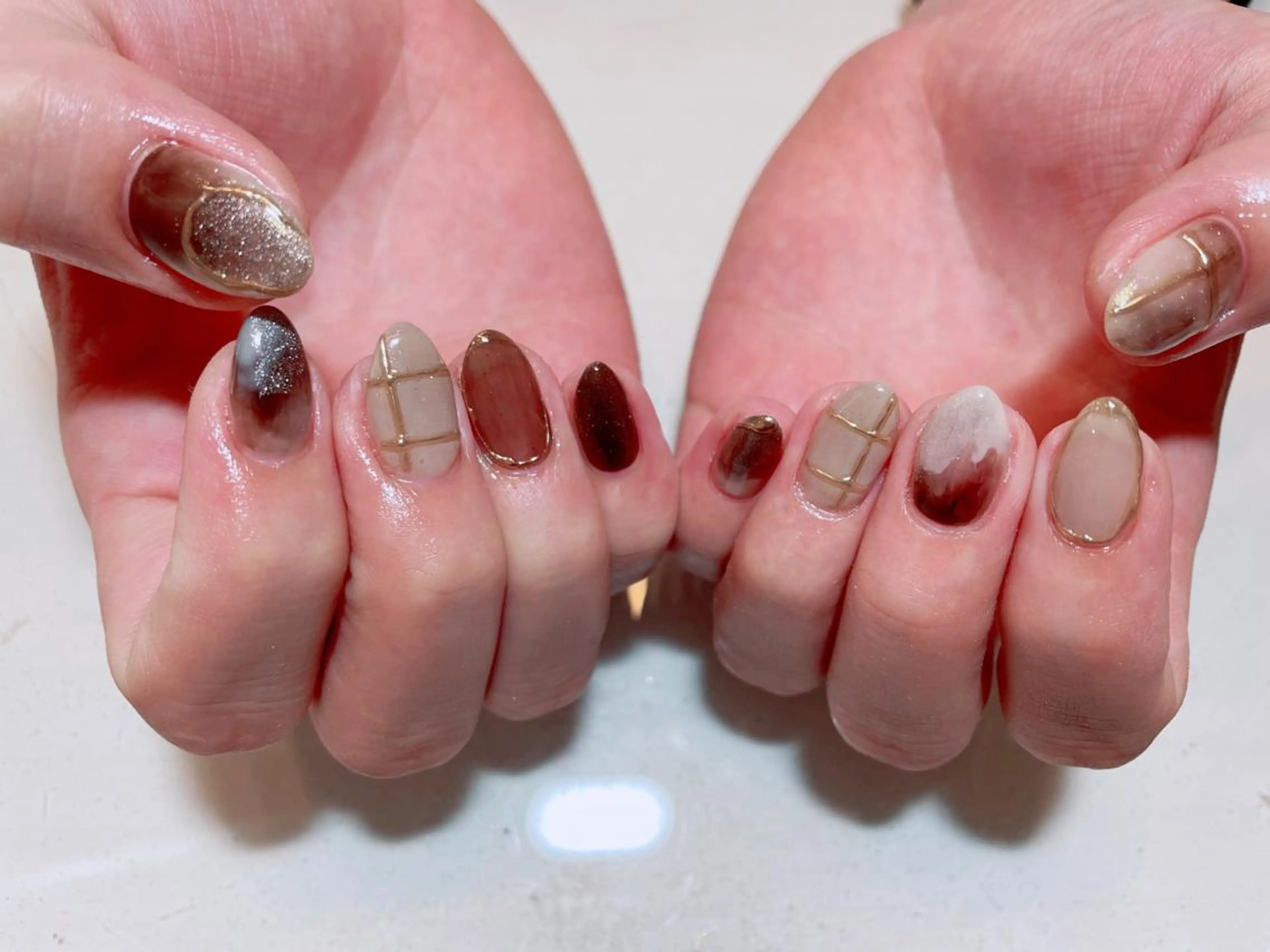 ネイル ジェルネイル マットネイル ミラーネイル ニュアンスネイル オフィスネイル ハンドネイル nail salon ラピスラズリのネイルデザイン