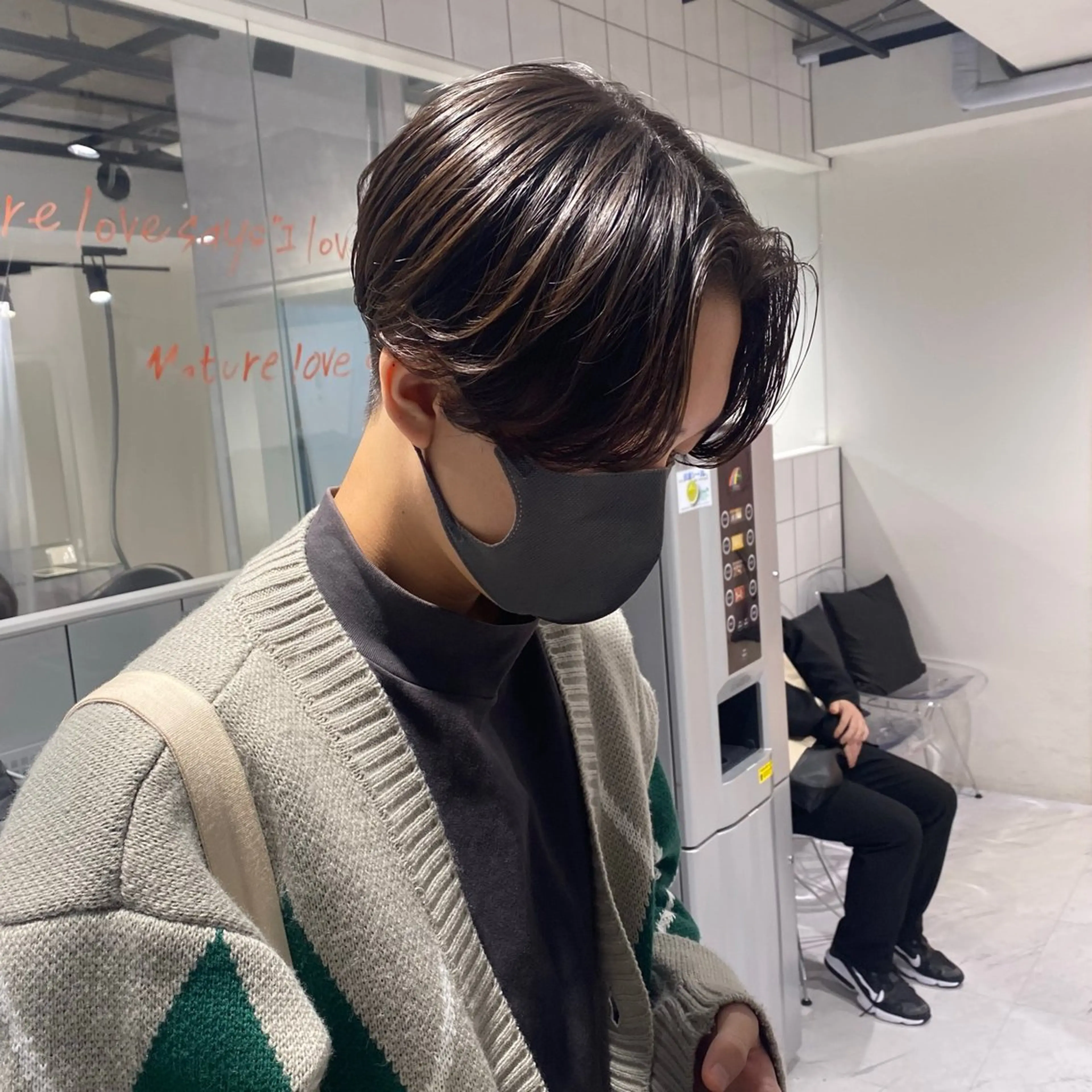 ミディアム パーマ 【渋谷メンズ特化】 🔥BLUCK🔥のヘアスタイル