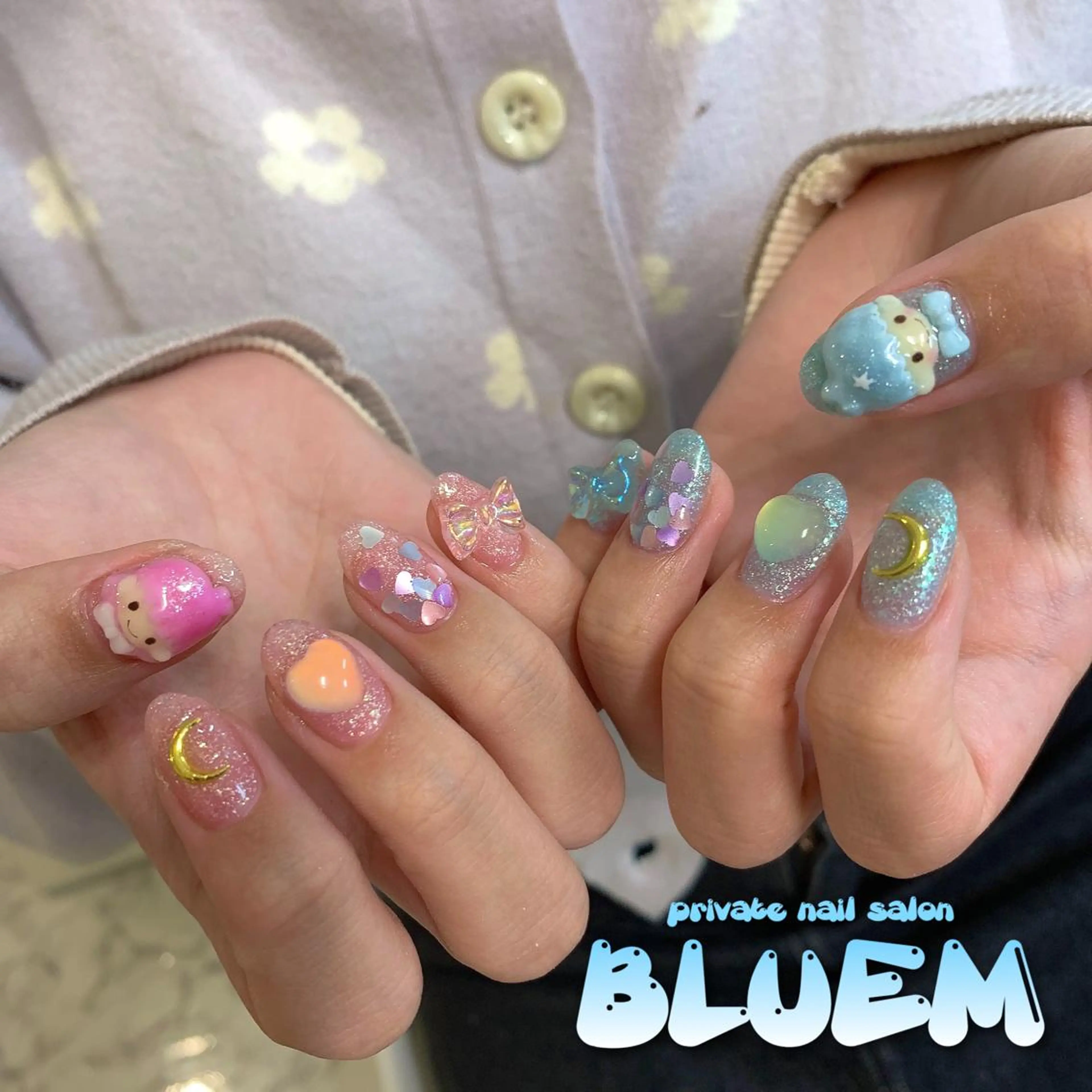 ネイル ハンドネイル BLUEM なな🐶のネイルデザイン