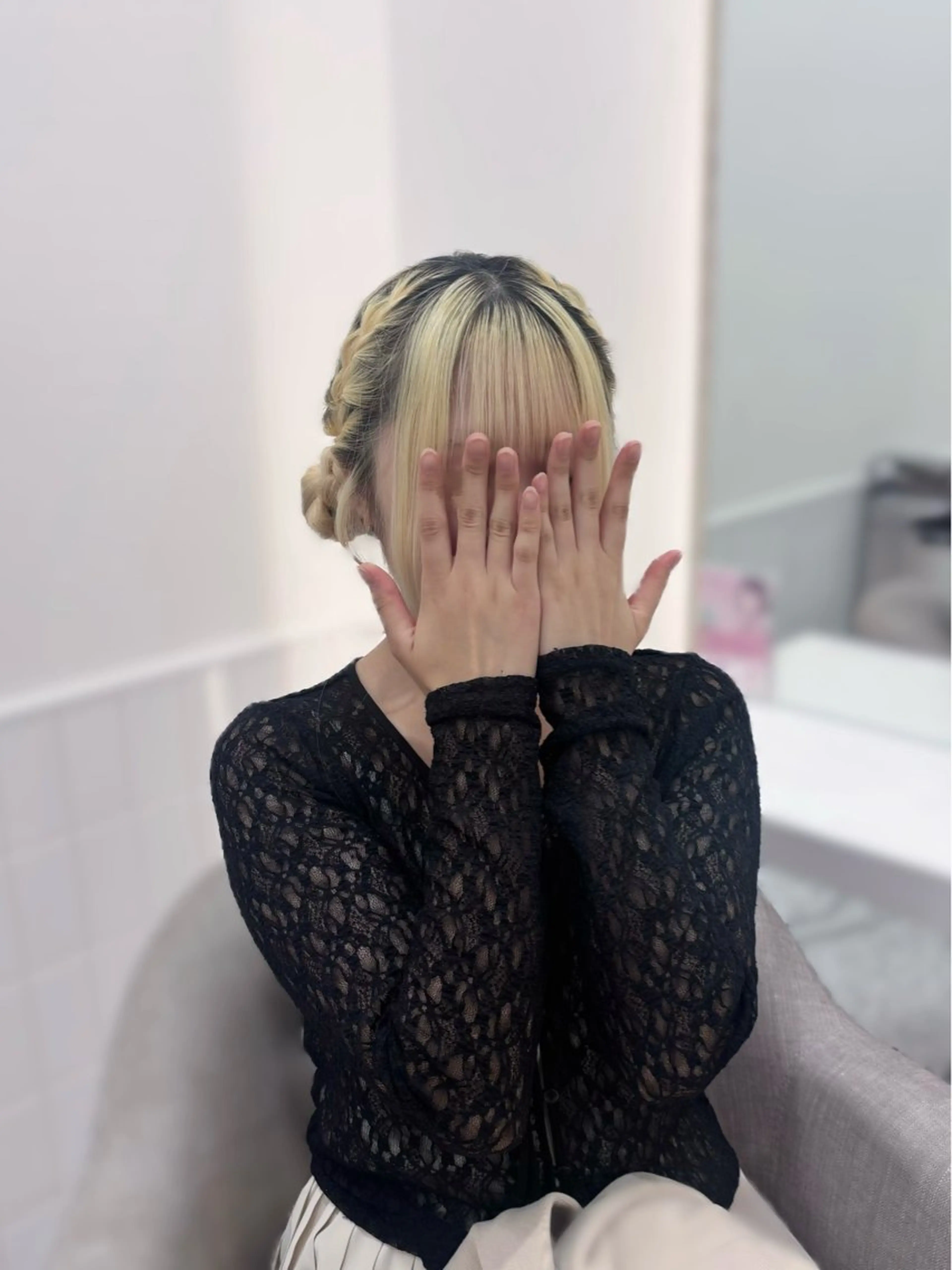 ヘアアレンジ お団子ヘア 塚本 里咲のヘアスタイル