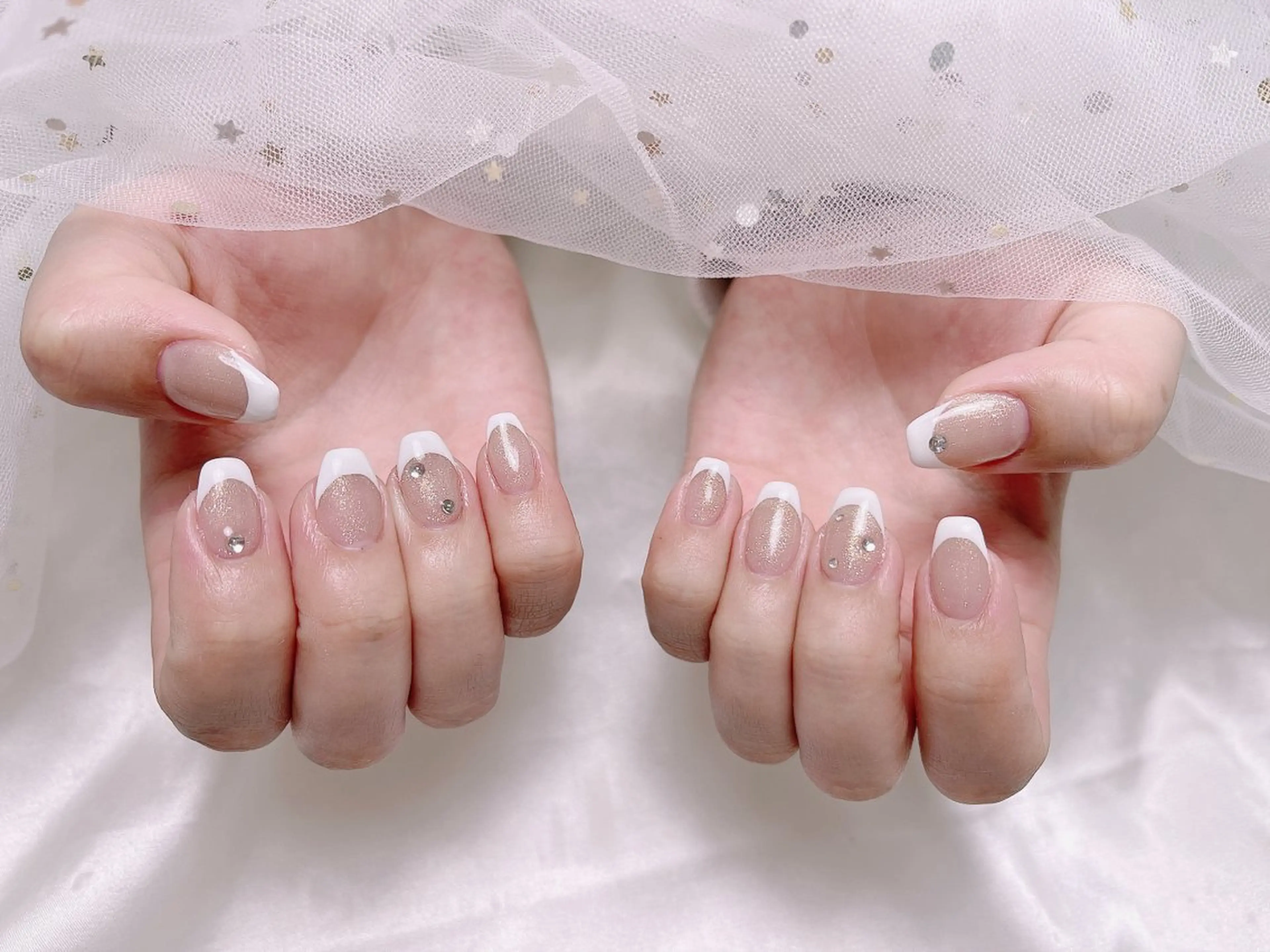 ネイル フレンチネイル ジョリ kasumi🌹💅のネイルデザイン