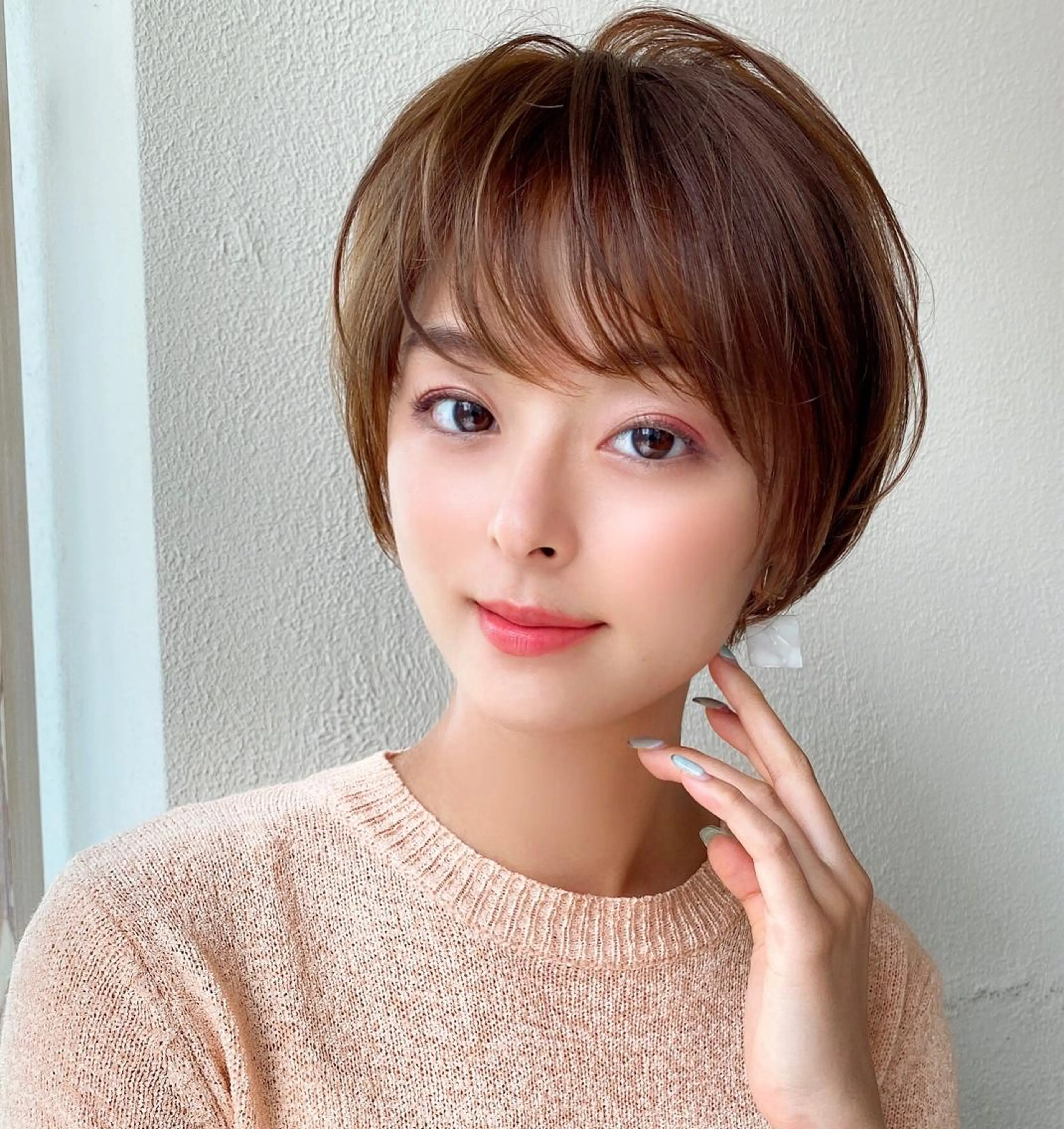 ショート カラー パーマ ヘアアレンジ キッズ ネイル マツエク・マツパ ショートヘア トリートメント ニュアンスネイル ショートネイル ニュアンスパーマ カット ヘアカラー トリートメント ショートの神✨AFL OAT 井上康平のヘアスタイル