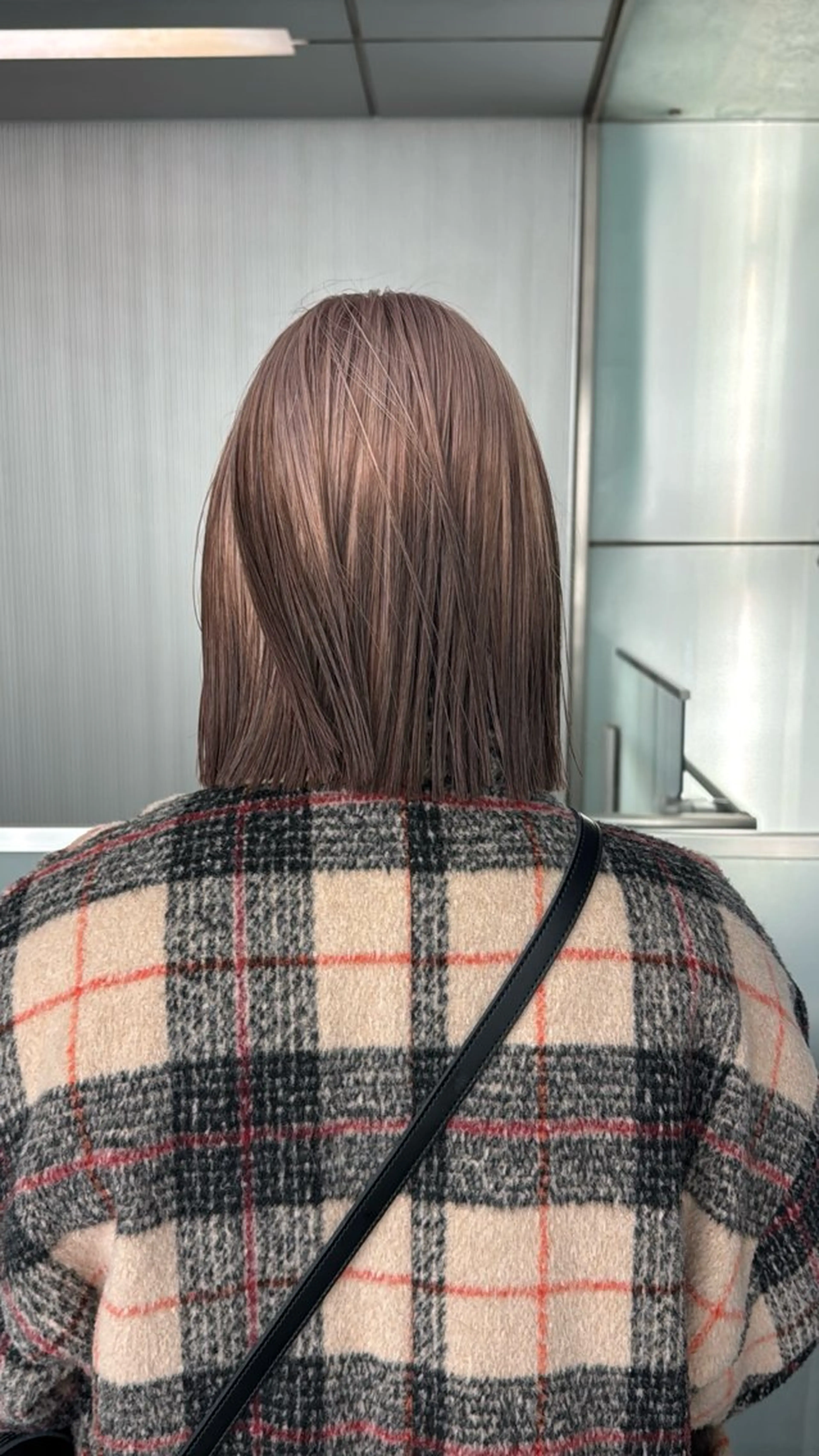 ミディアム カラー ベージュカラー ブラウンカラー ホワイトベージュ 🫧ブリーチカラー/ ボブ🫧madokaのヘアスタイル