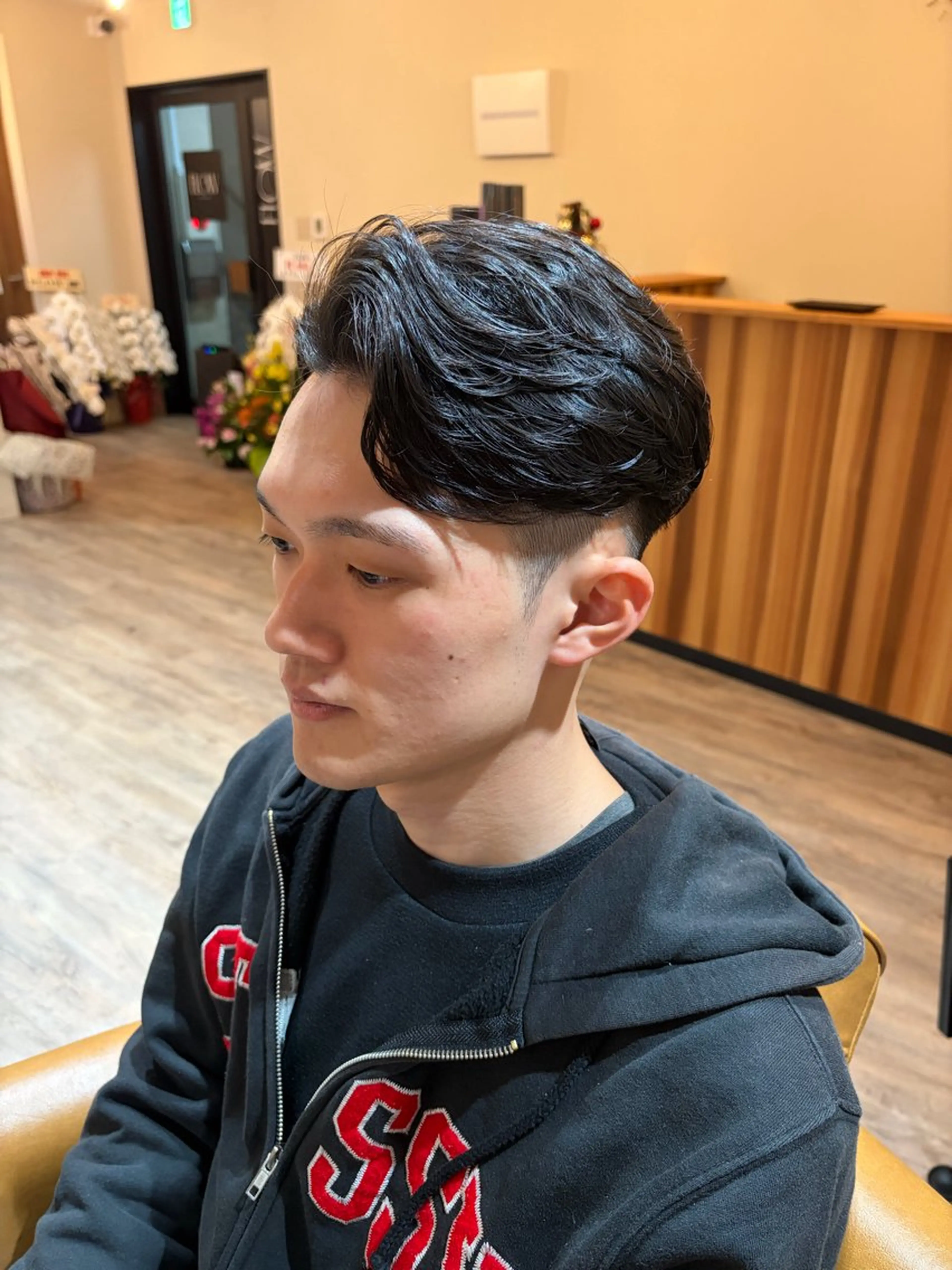 ショート パーマ 黒原 将貴のヘアスタイル