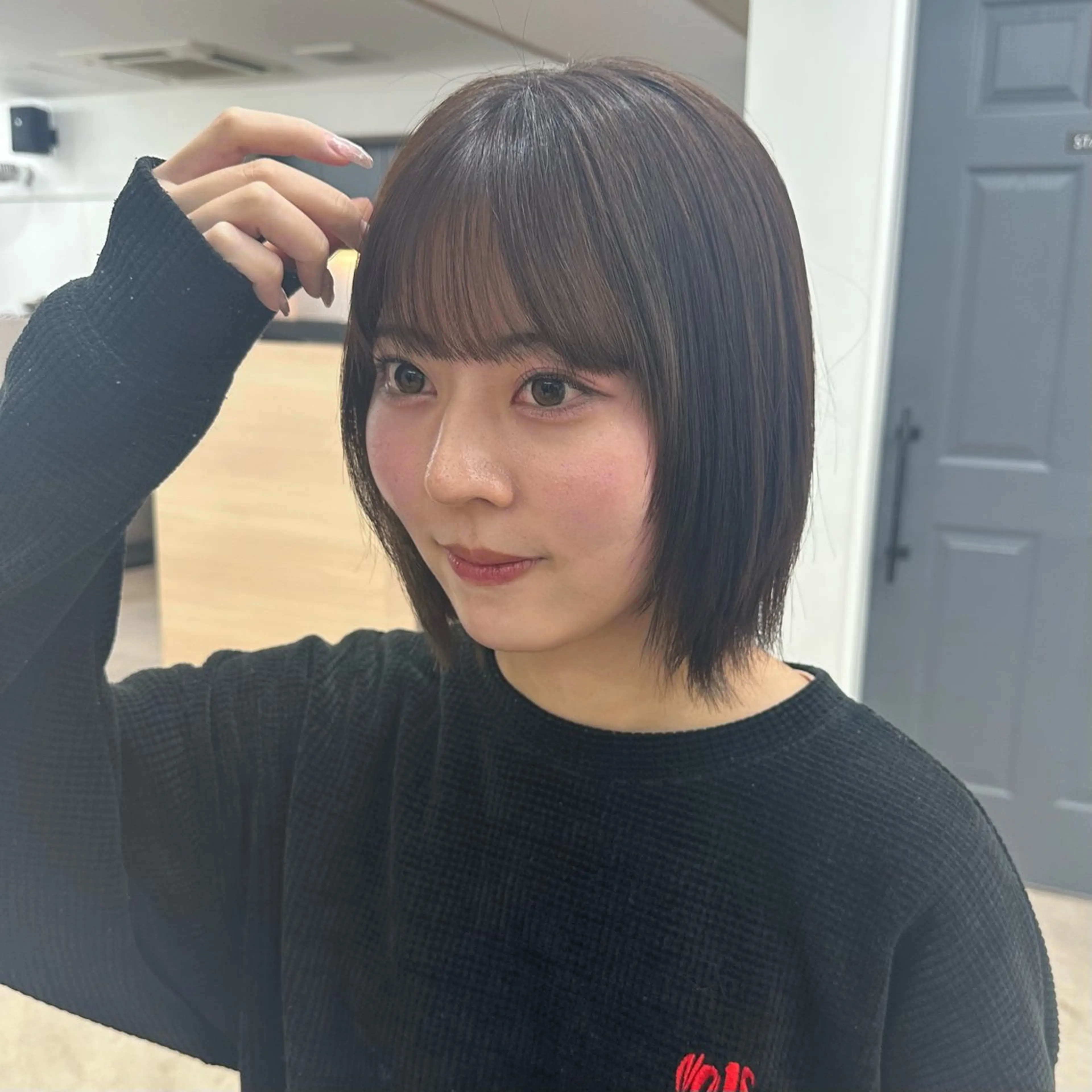 ミディアム 京都烏丸｜ little｜azuのヘアスタイル