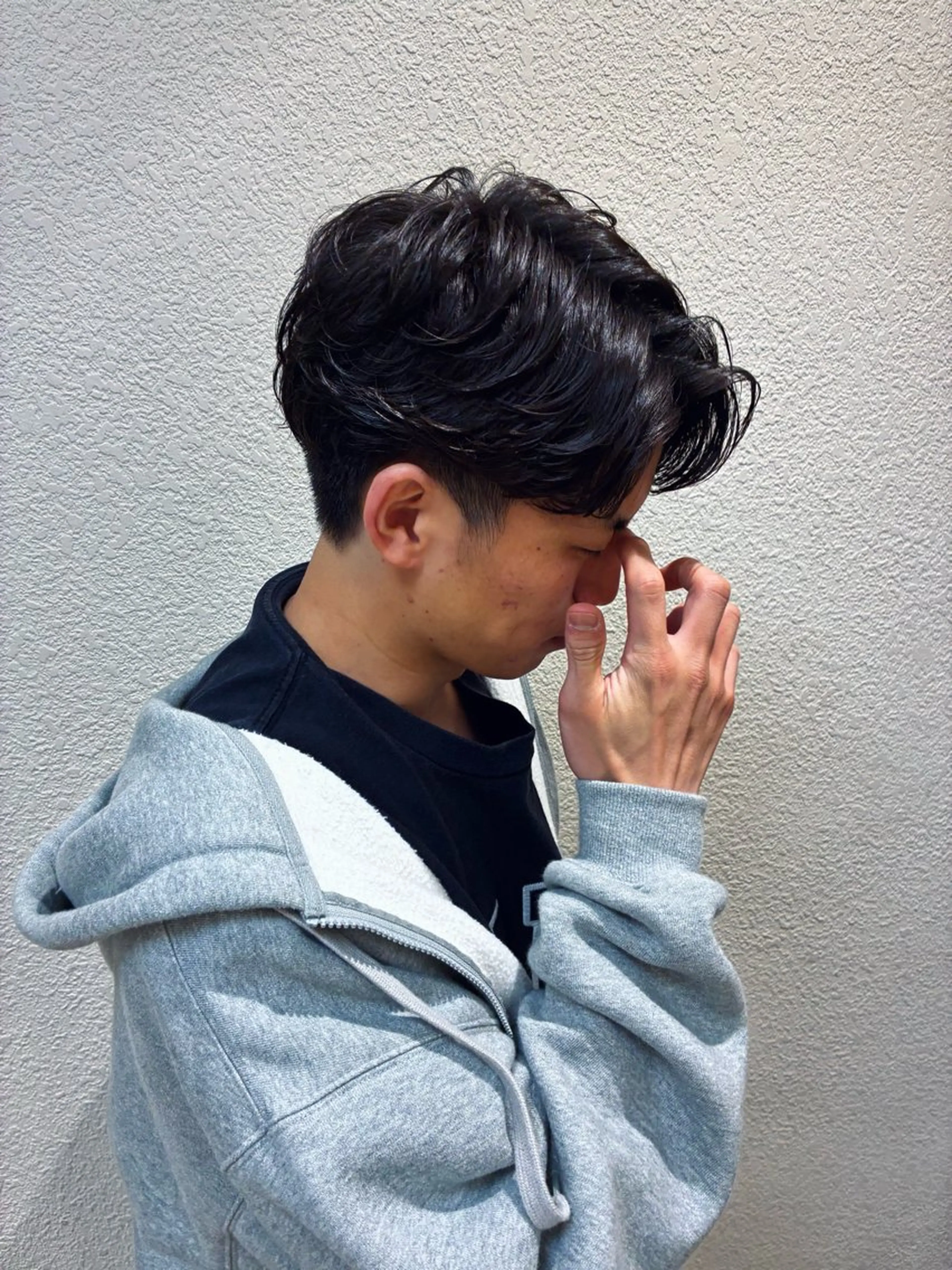 パーマ メンズ カット パーマ トリートメント 新規再来率No.1 金山/メンズパーマのヘアスタイル