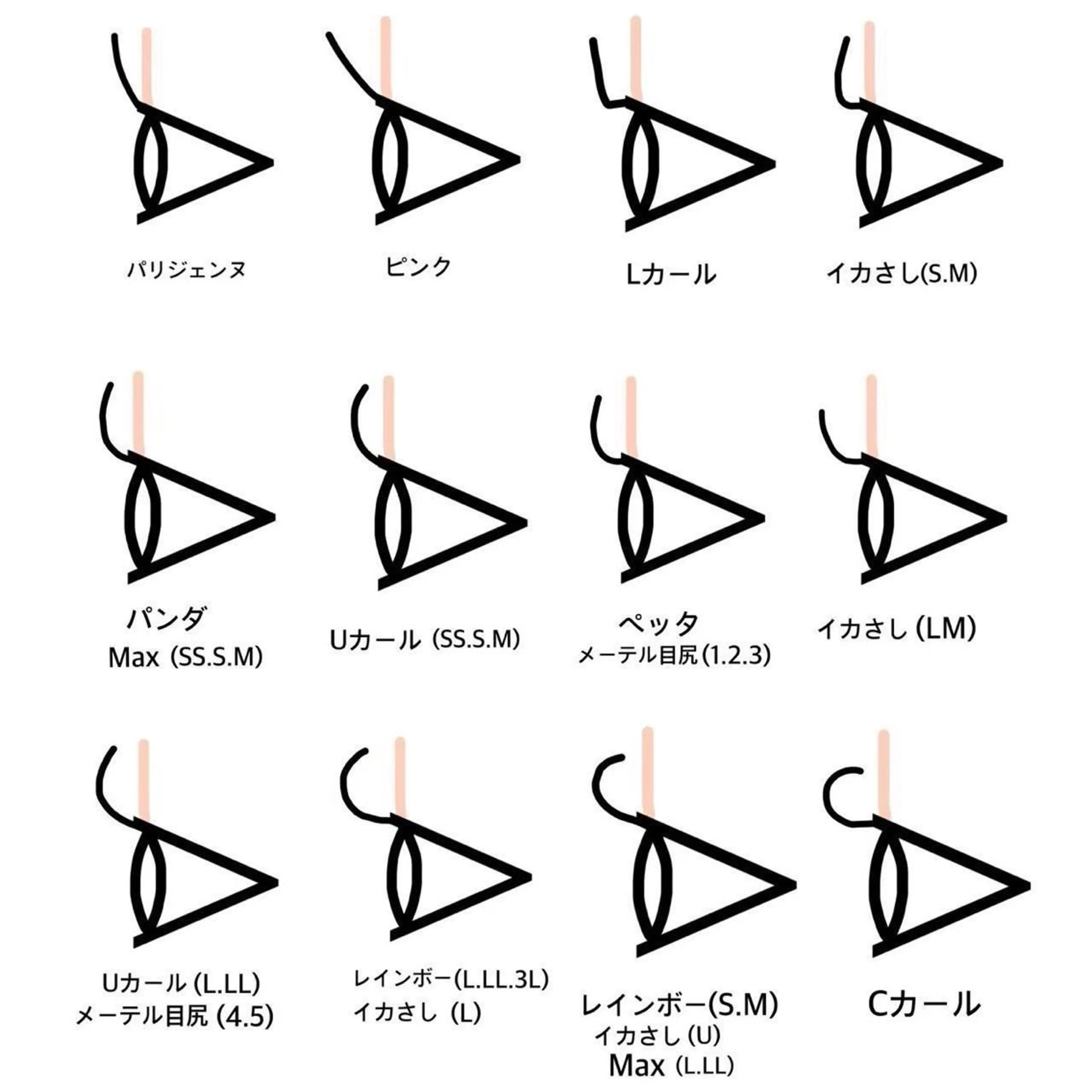マツエク・マツパ ssin. Tsubasaのマツエク・マツパデザイン