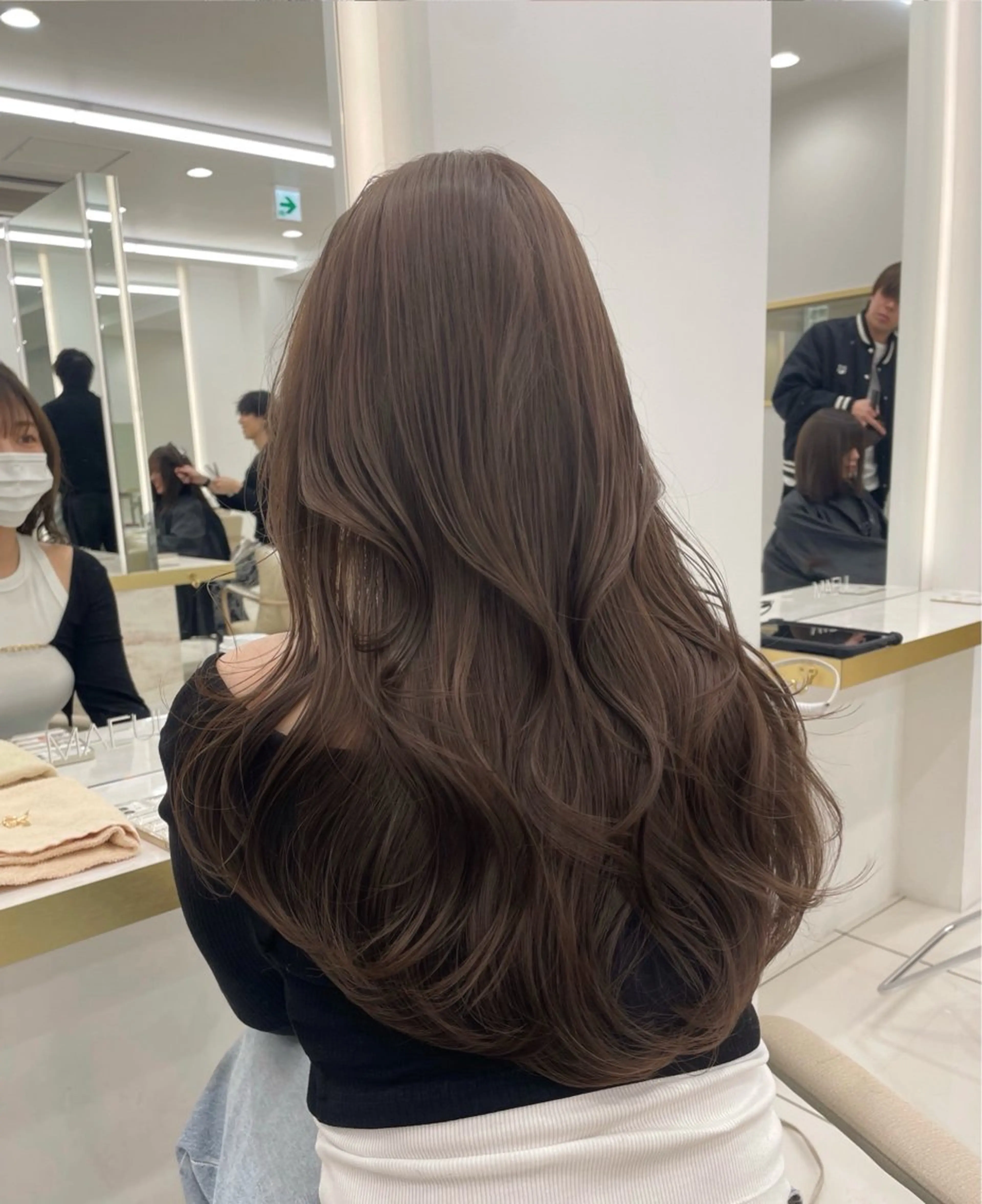 ✨ミニモ限定✨透明感カラー+リペアトリートメント　#ベージュ#グレージュの写真