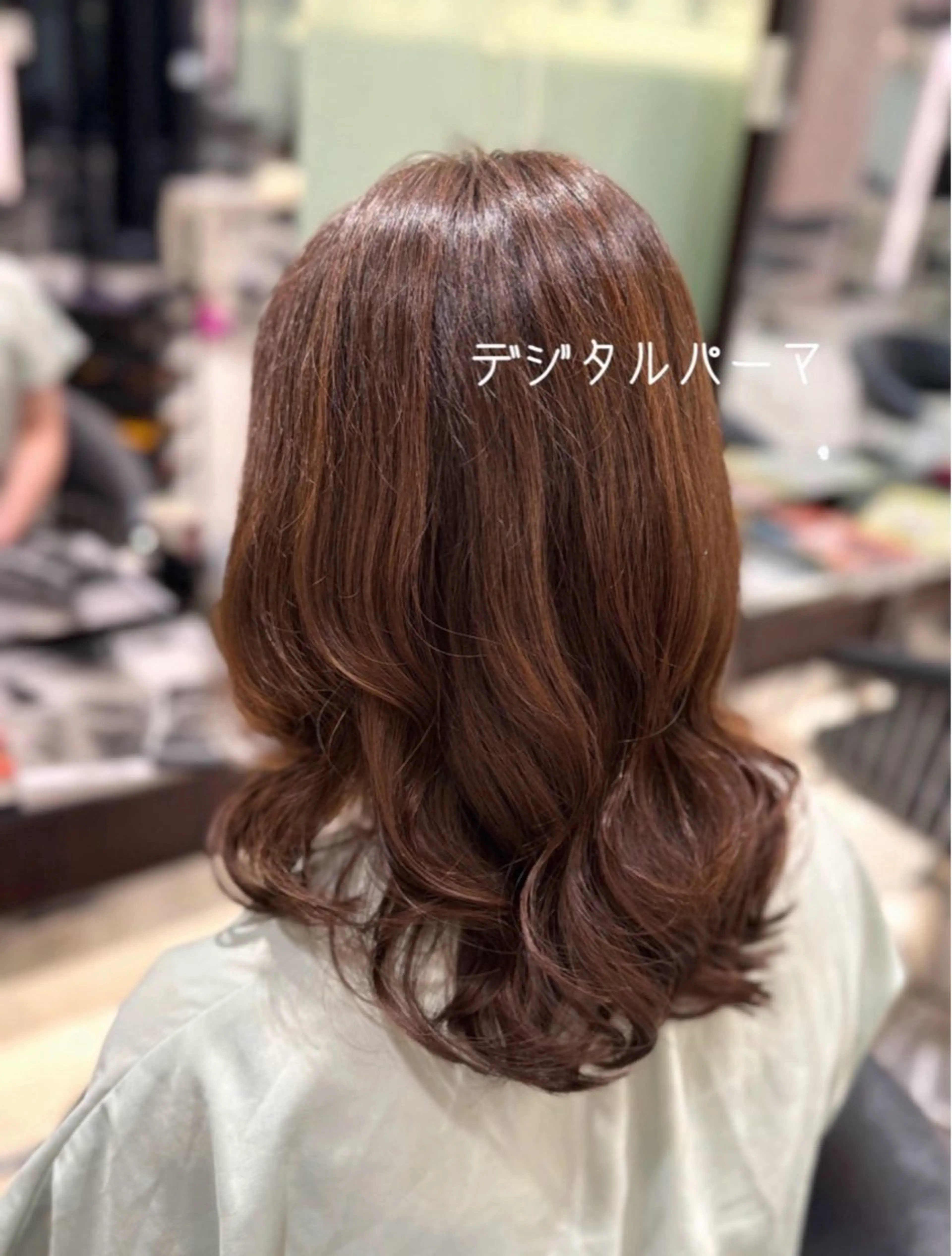 セミロング パーマ カット パーマ ボブ・ショート 🌻Yurinaのヘアスタイル