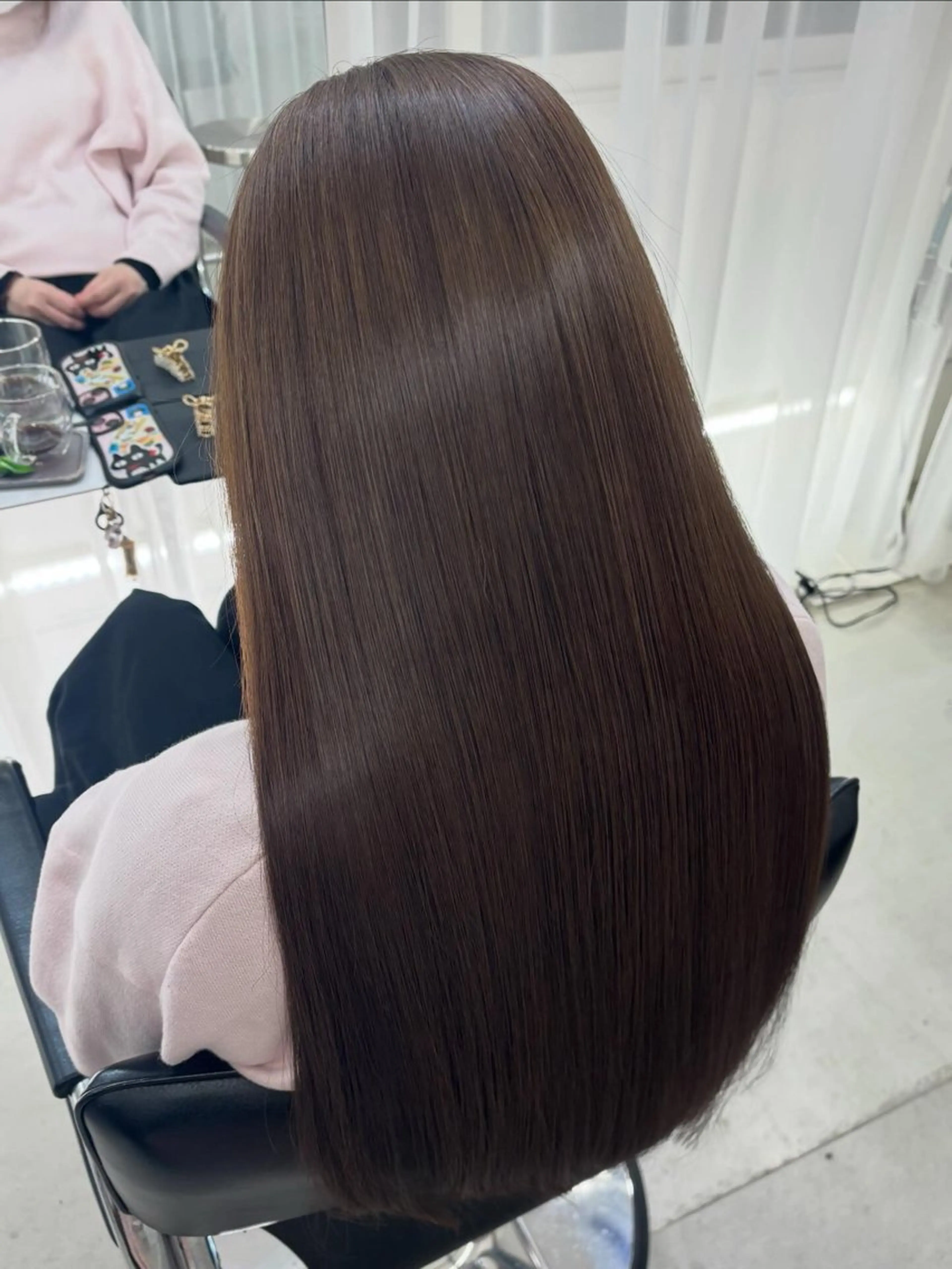 ロング カラー ベージュカラー ヘアカラー 佐瀬 冬祈のヘアスタイル