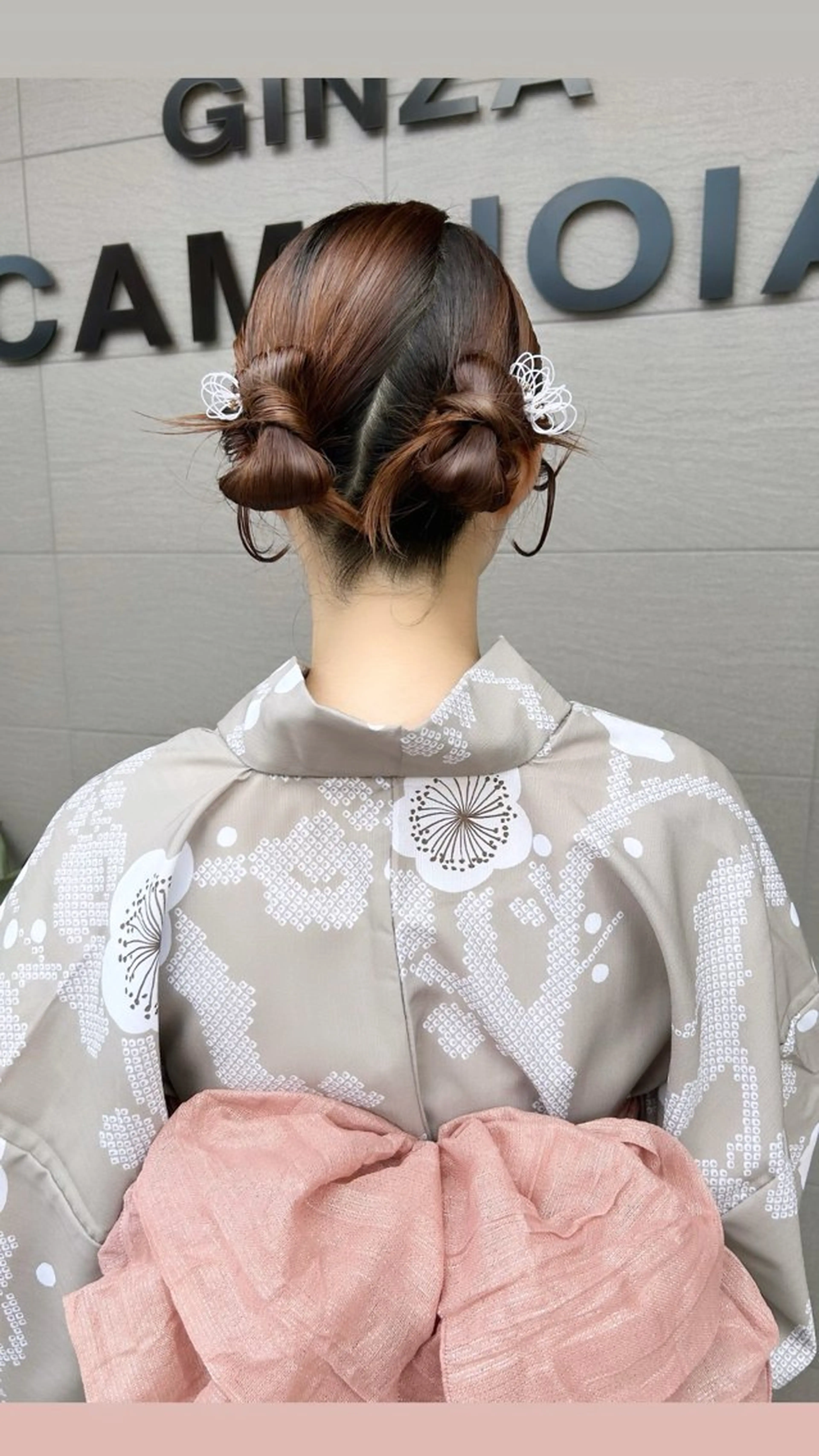 ミディアム ヘアアレンジ 浴衣 ヘアセット ナカジマ ナナのヘアスタイル