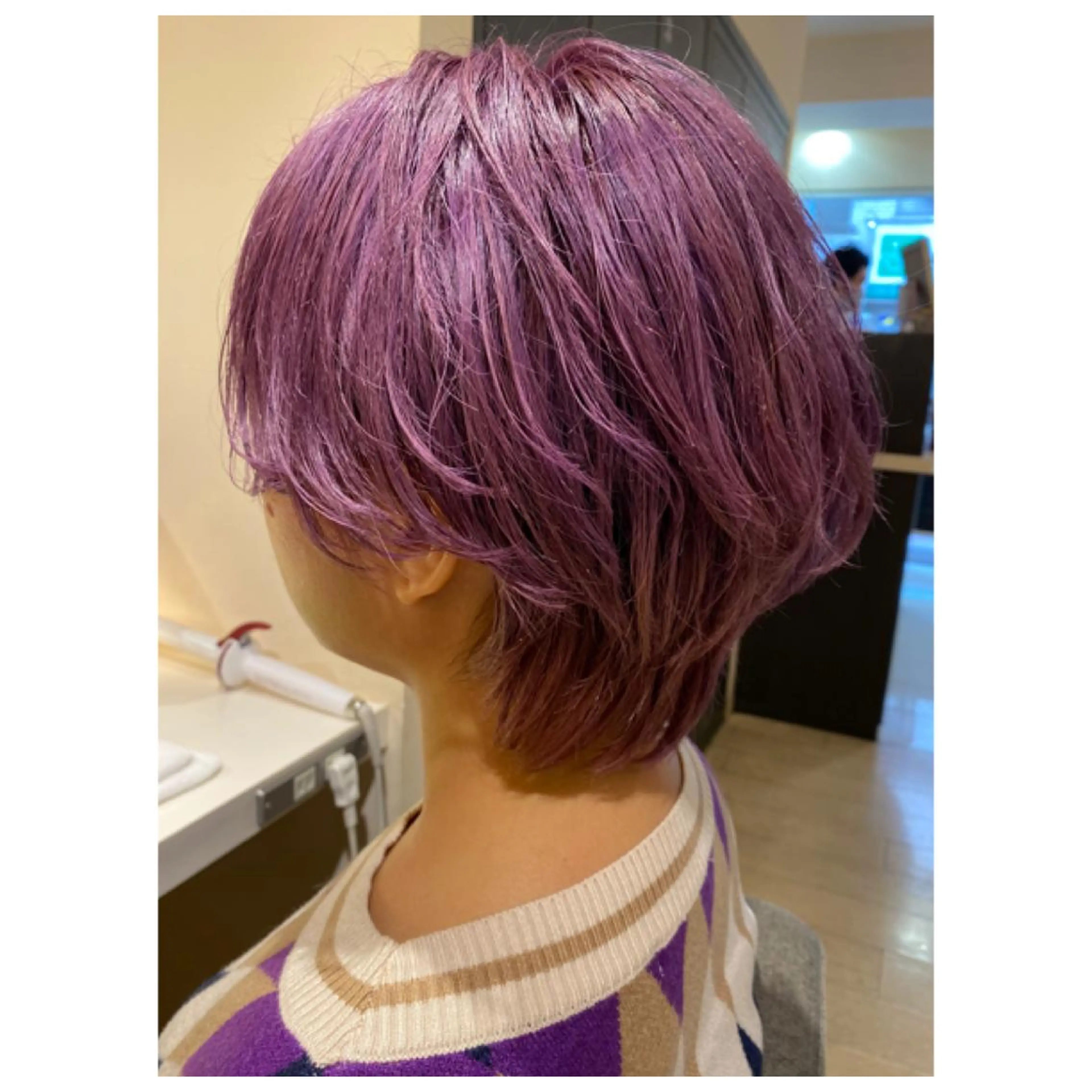 ショート カラー カット ヘアカラー 岩間 香純のヘアスタイル