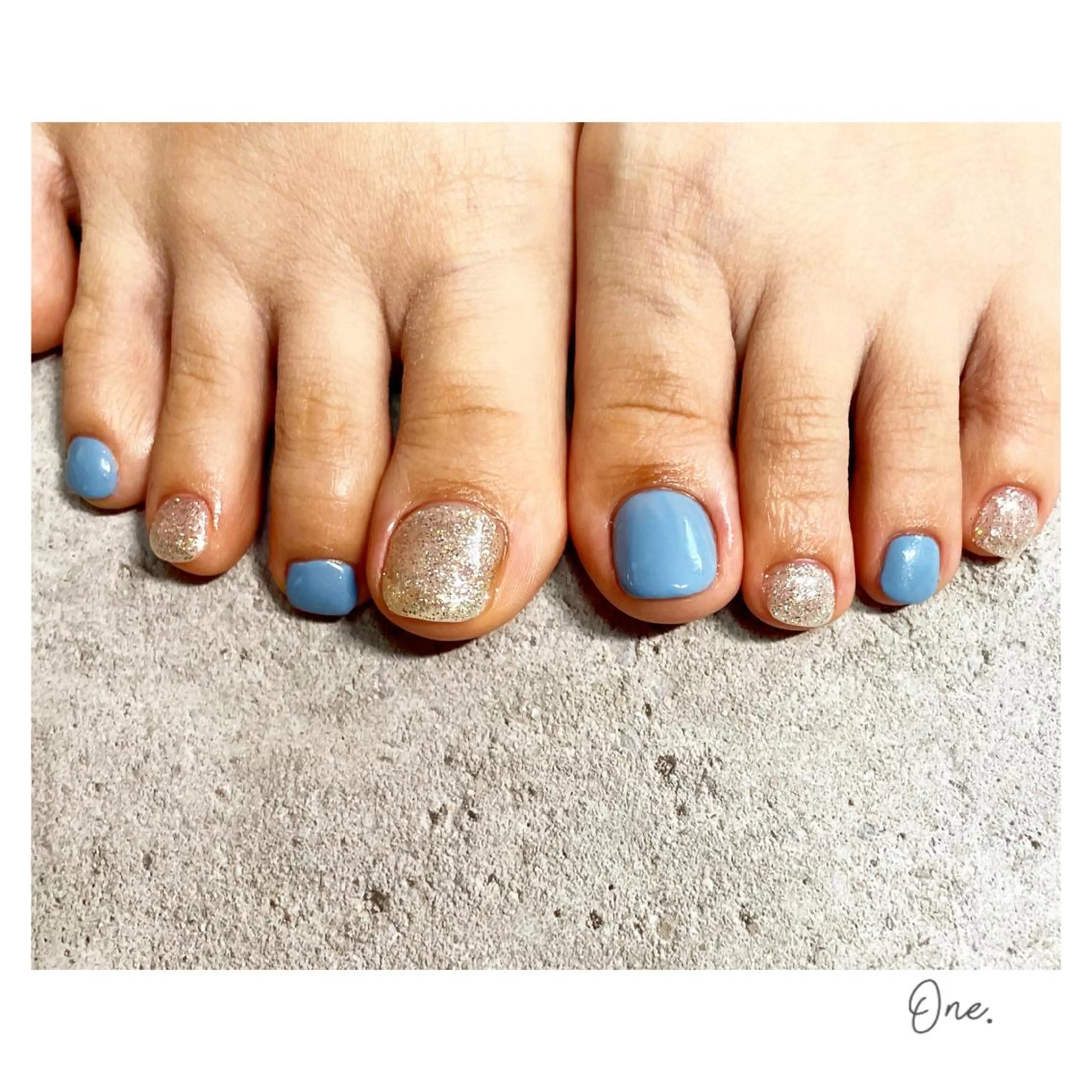 ネイル フットネイル 田中 愛未のネイルデザイン