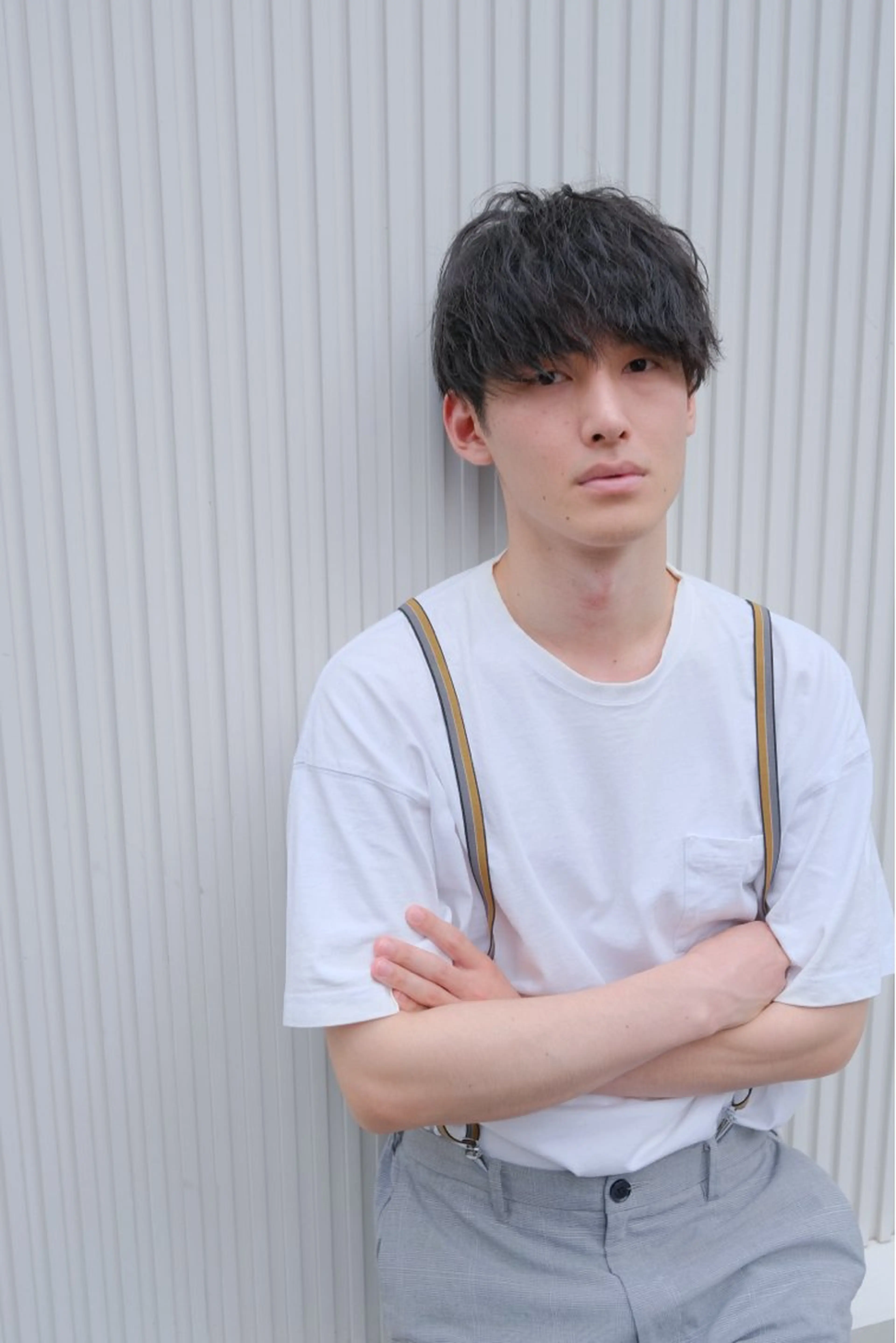 ショート パーマ メンズ カット パーマ 吉岡 昌吾のヘアスタイル