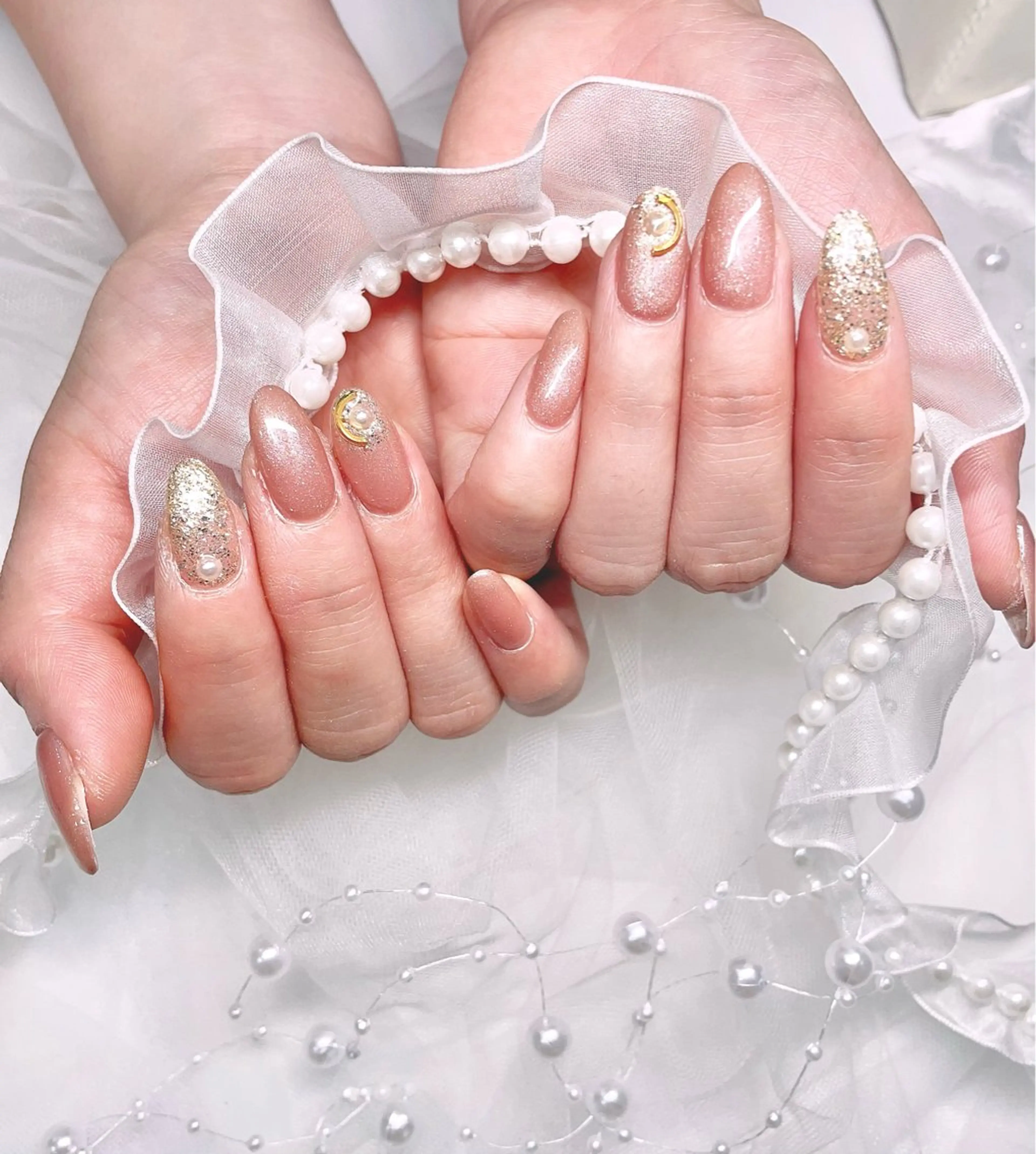 ネイル シンプルネイル ジョアアンジェ京橋店 MARINA‎🤍のネイルデザイン