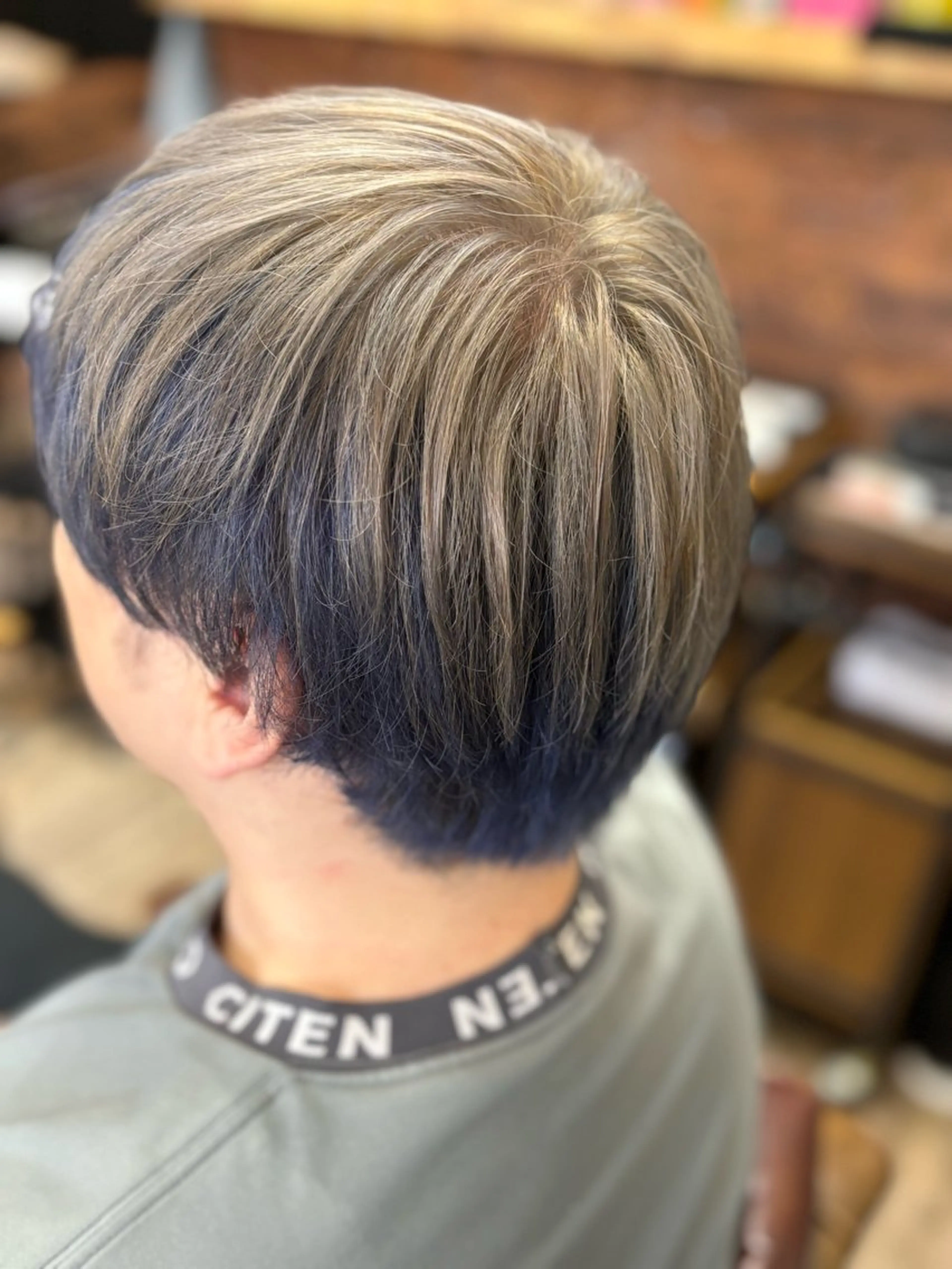 ショート カラー メンズ 💎白髪染めも対応 🙆👌山本明菜のヘアスタイル
