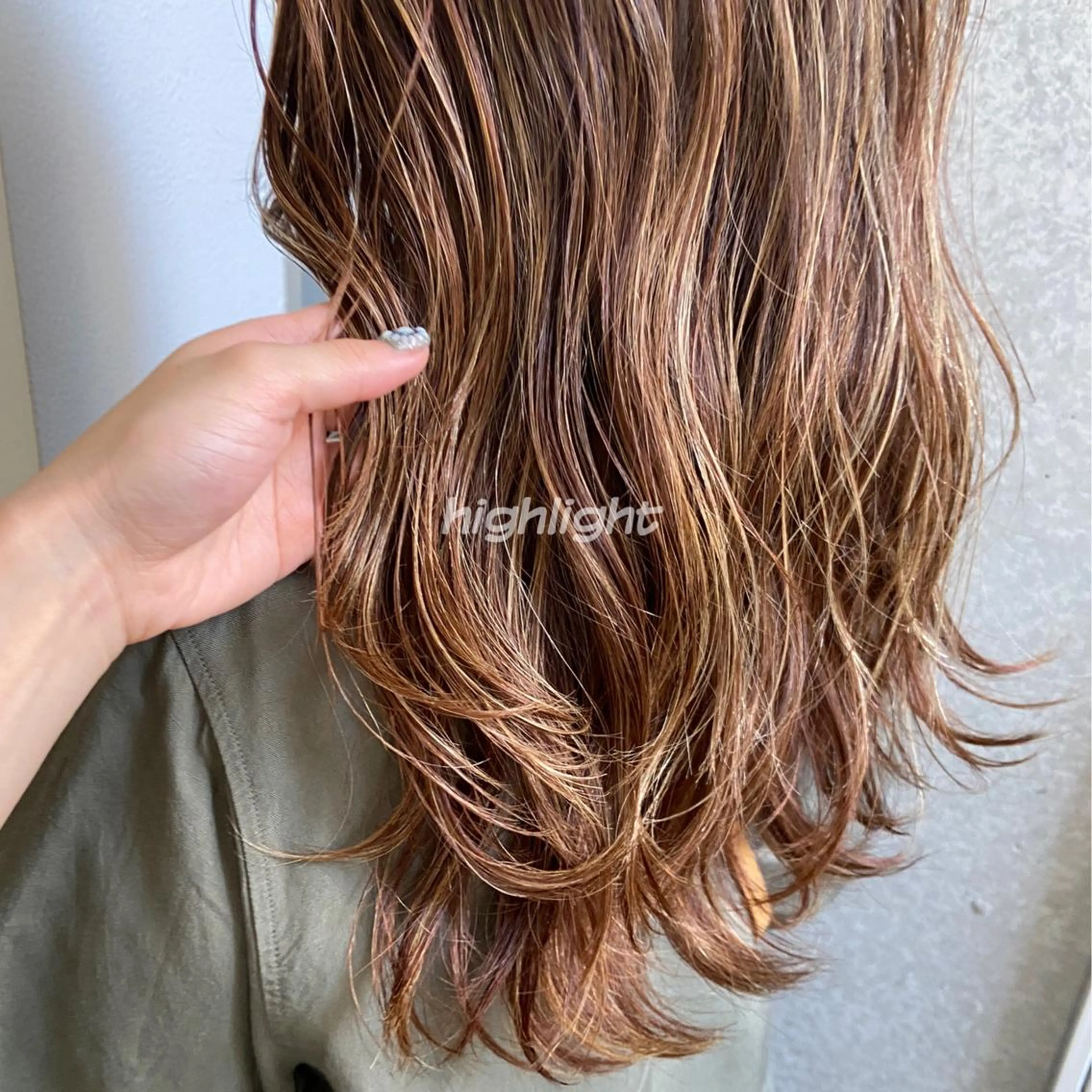 ロング カラー パーマ ヘアアレンジ メンズ キッズ ネイル マツエク・マツパ 横浜Bob美容師🤎 ERINAのヘアスタイル