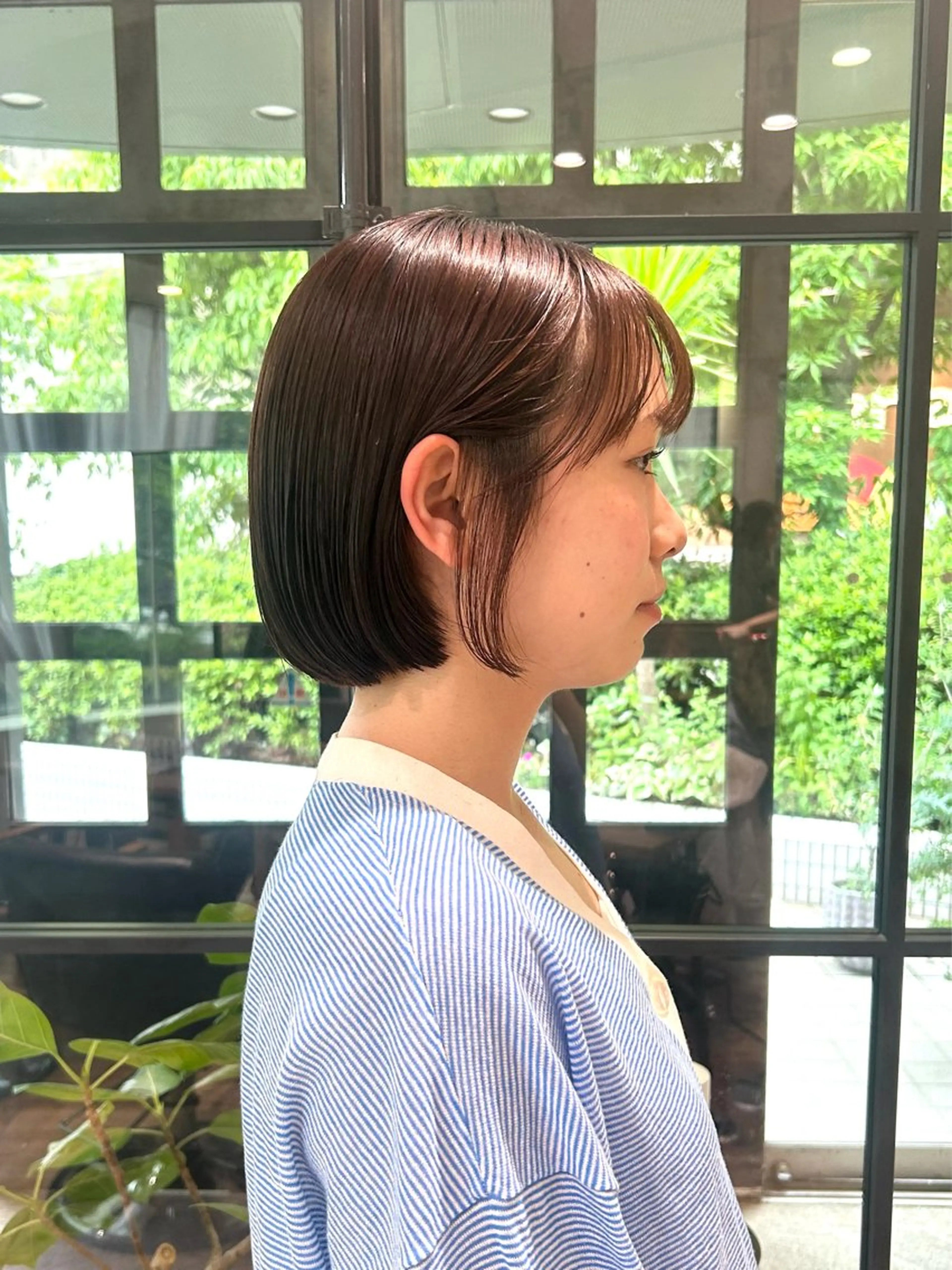 ショート ボブ カット ボブレイヤー/ ブリーチ/miyuuのヘアスタイル