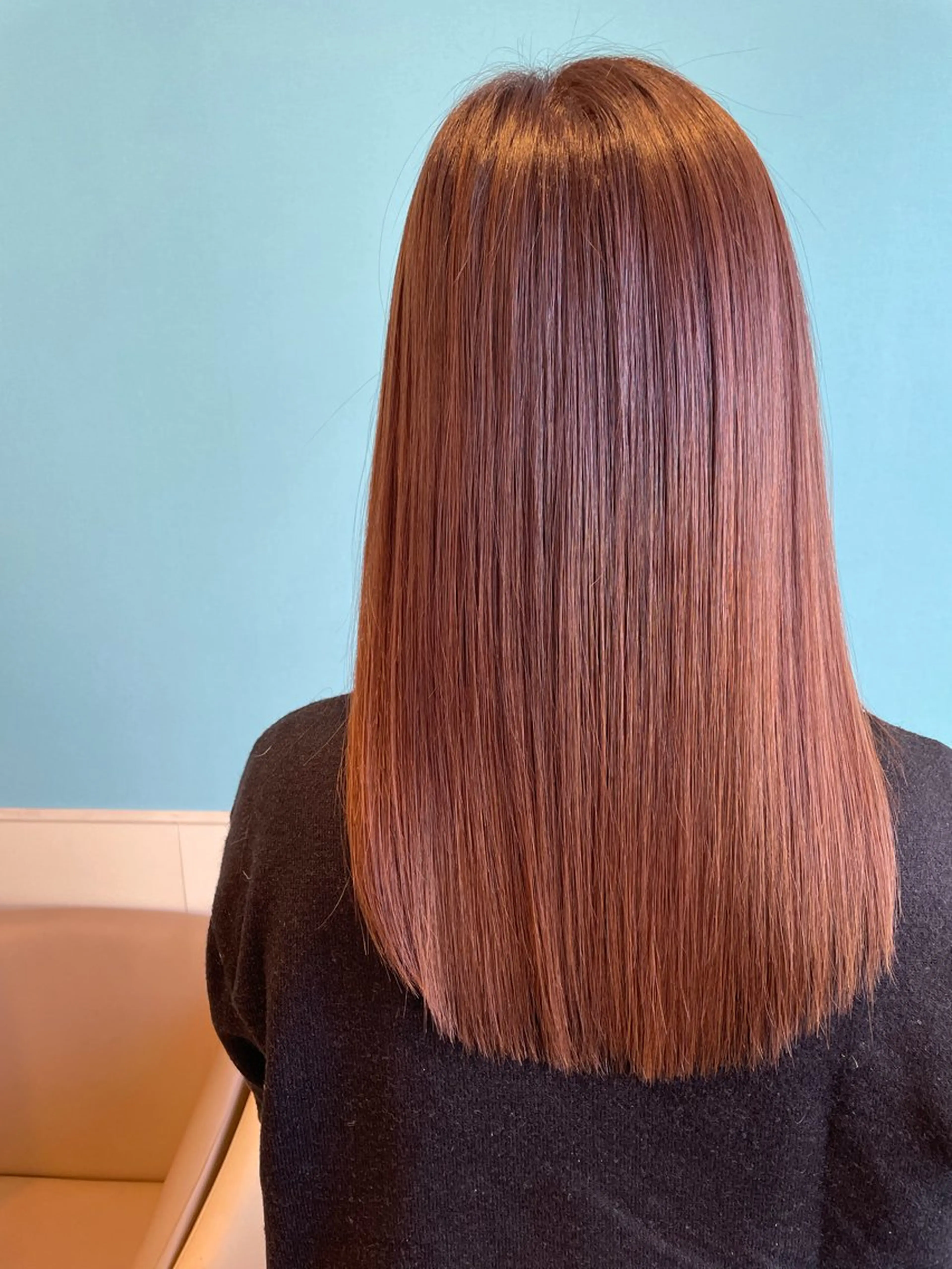 セミロング カット ヘアカラー トリートメント 日置 大智のヘアスタイル