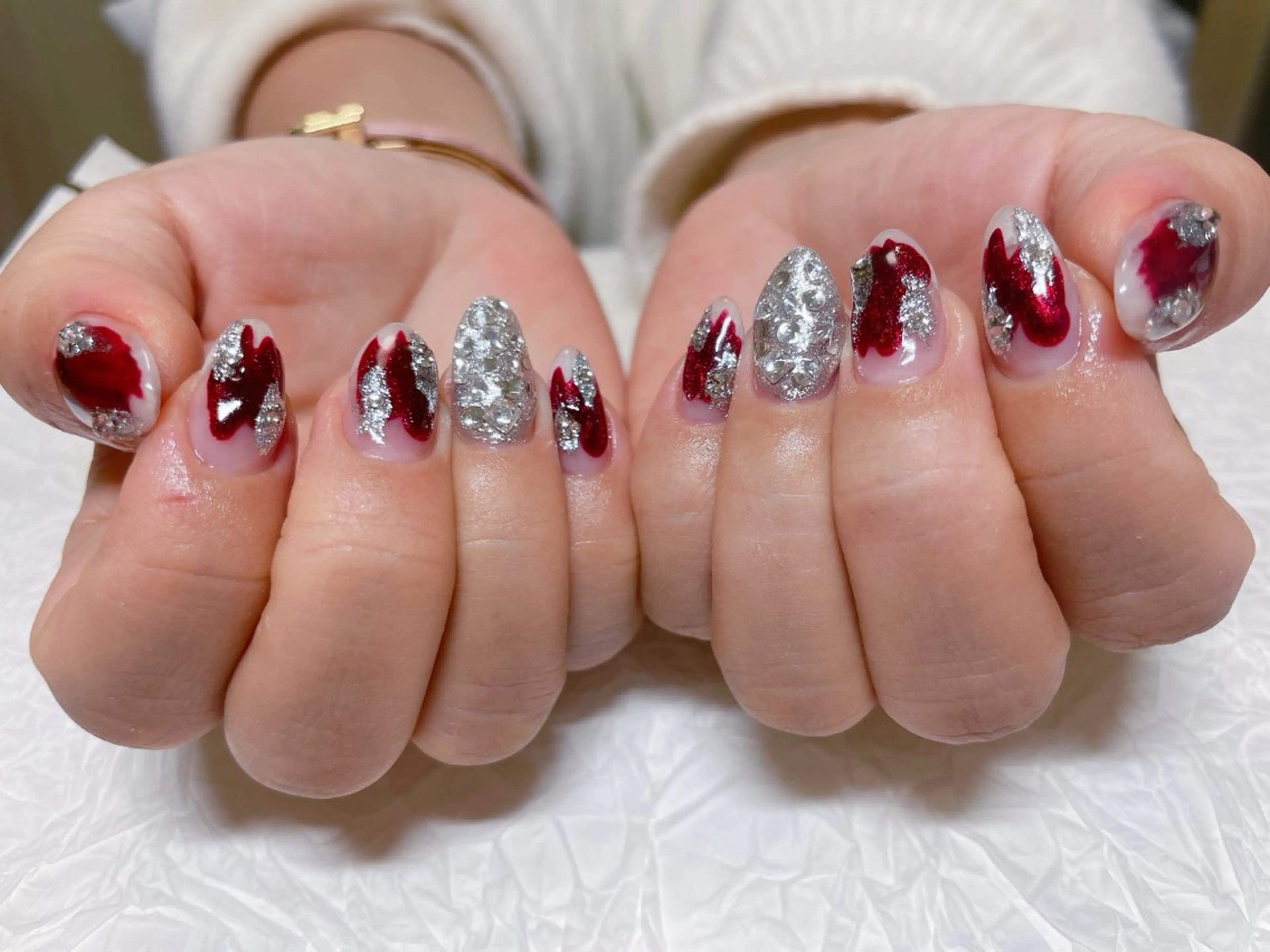 ネイル キラキラネイル ハンドネイル ハンドケア ゆ か_Nails💫のネイルデザイン