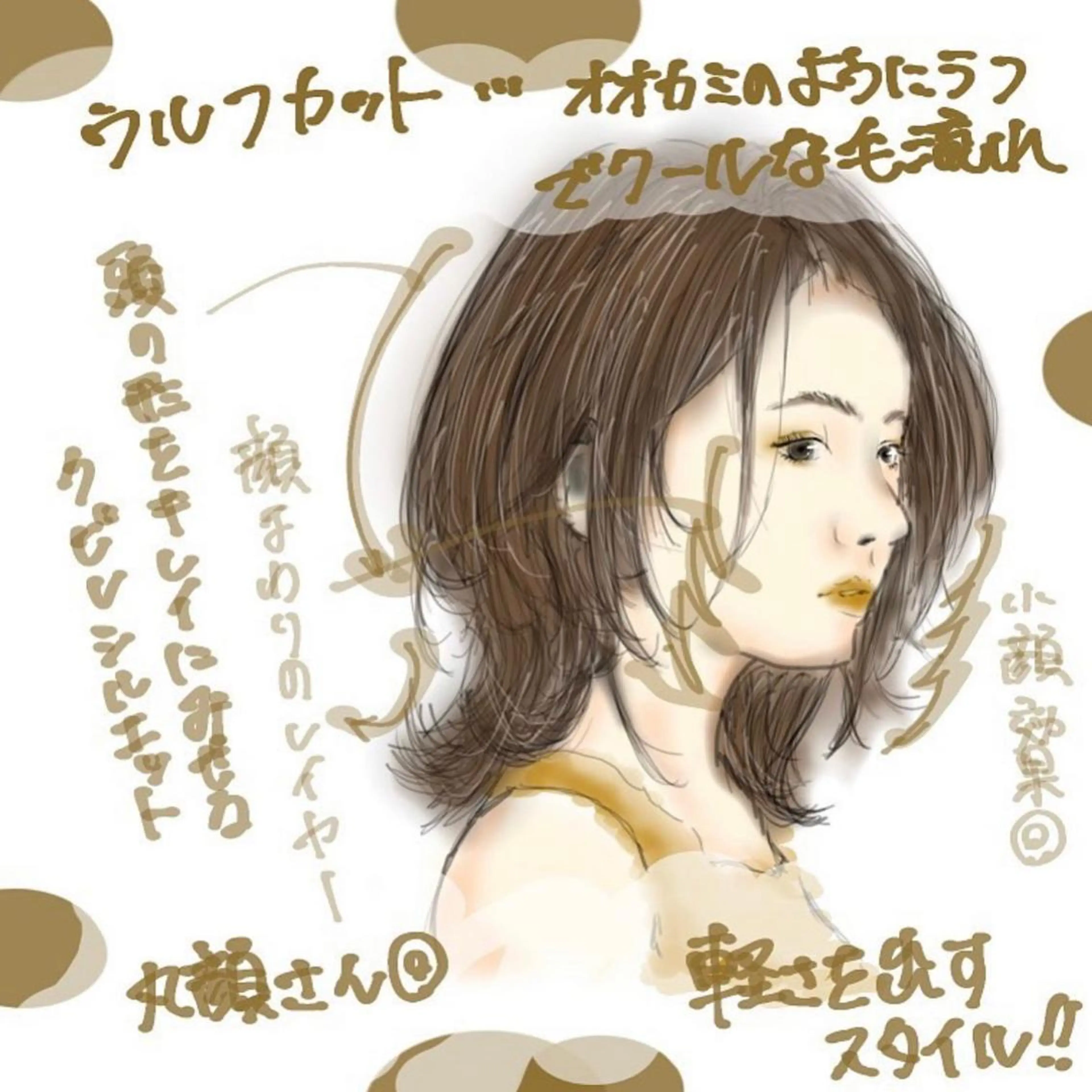 ミディアム 似合う髪型が 分からない方へのヘアスタイル