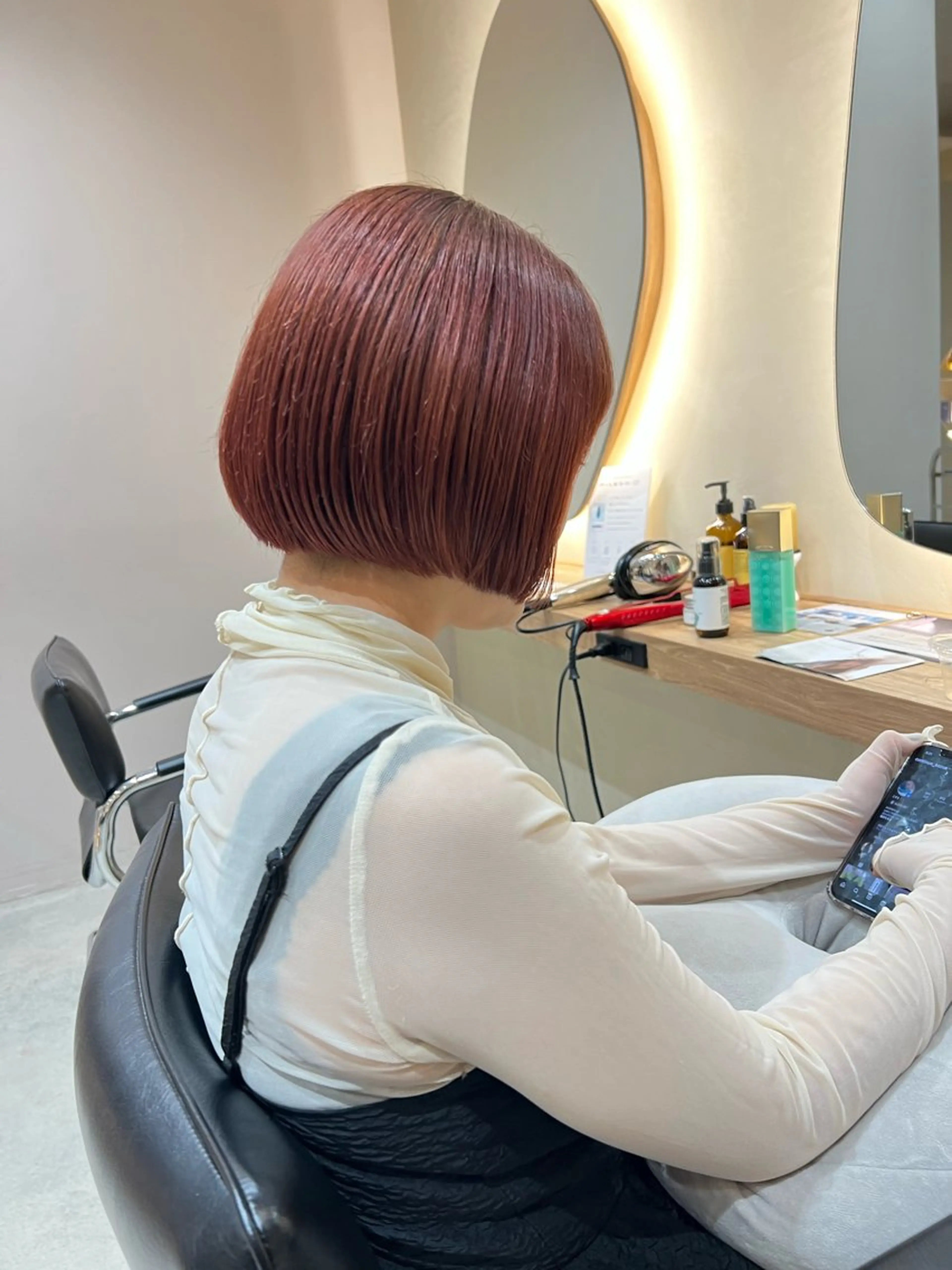 ショート ヘアカラー ボブカット募集/ モカのヘアスタイル