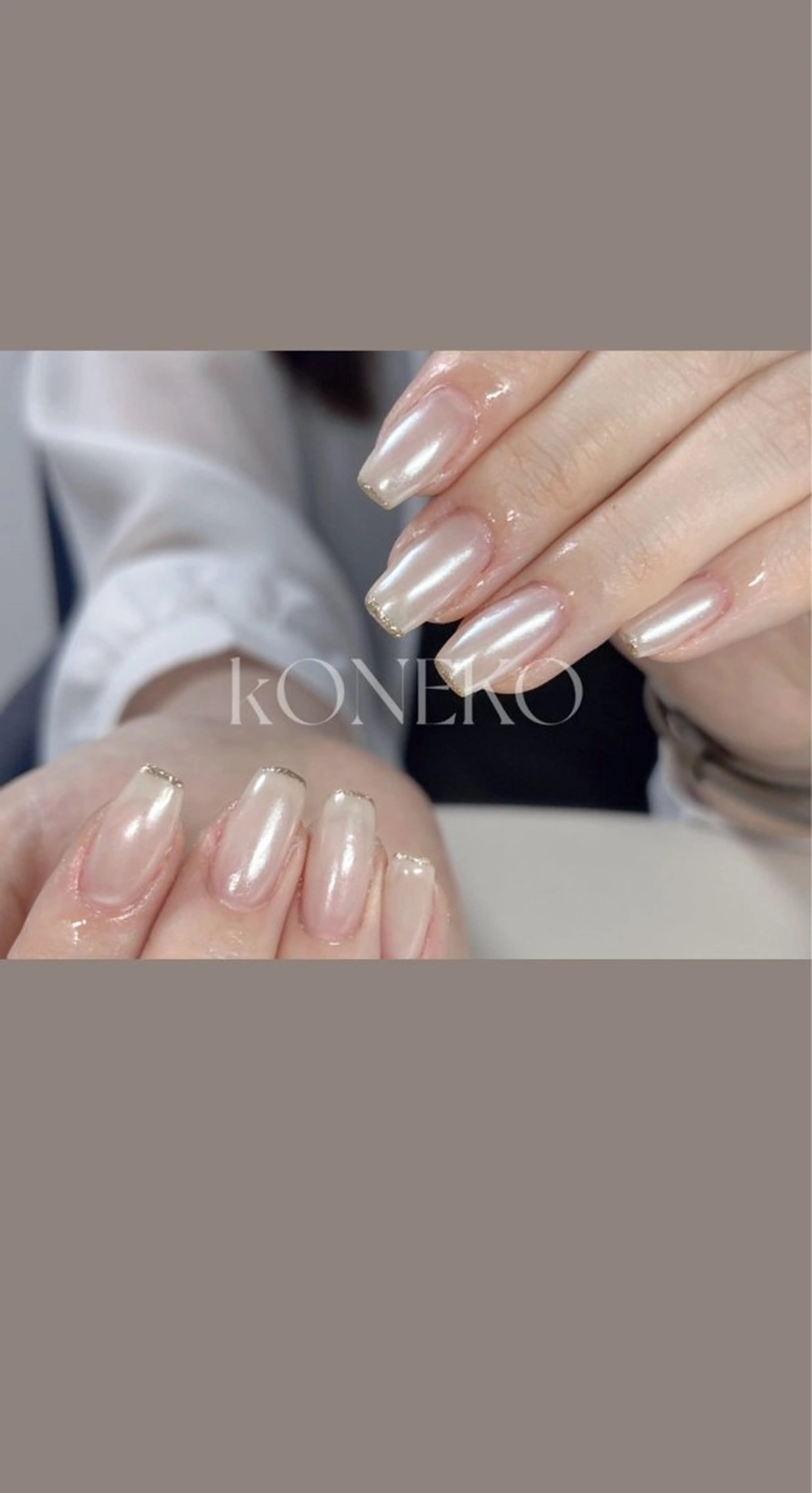 ネイル ハンドネイル コネコネイルサロン モデル用のネイルデザイン