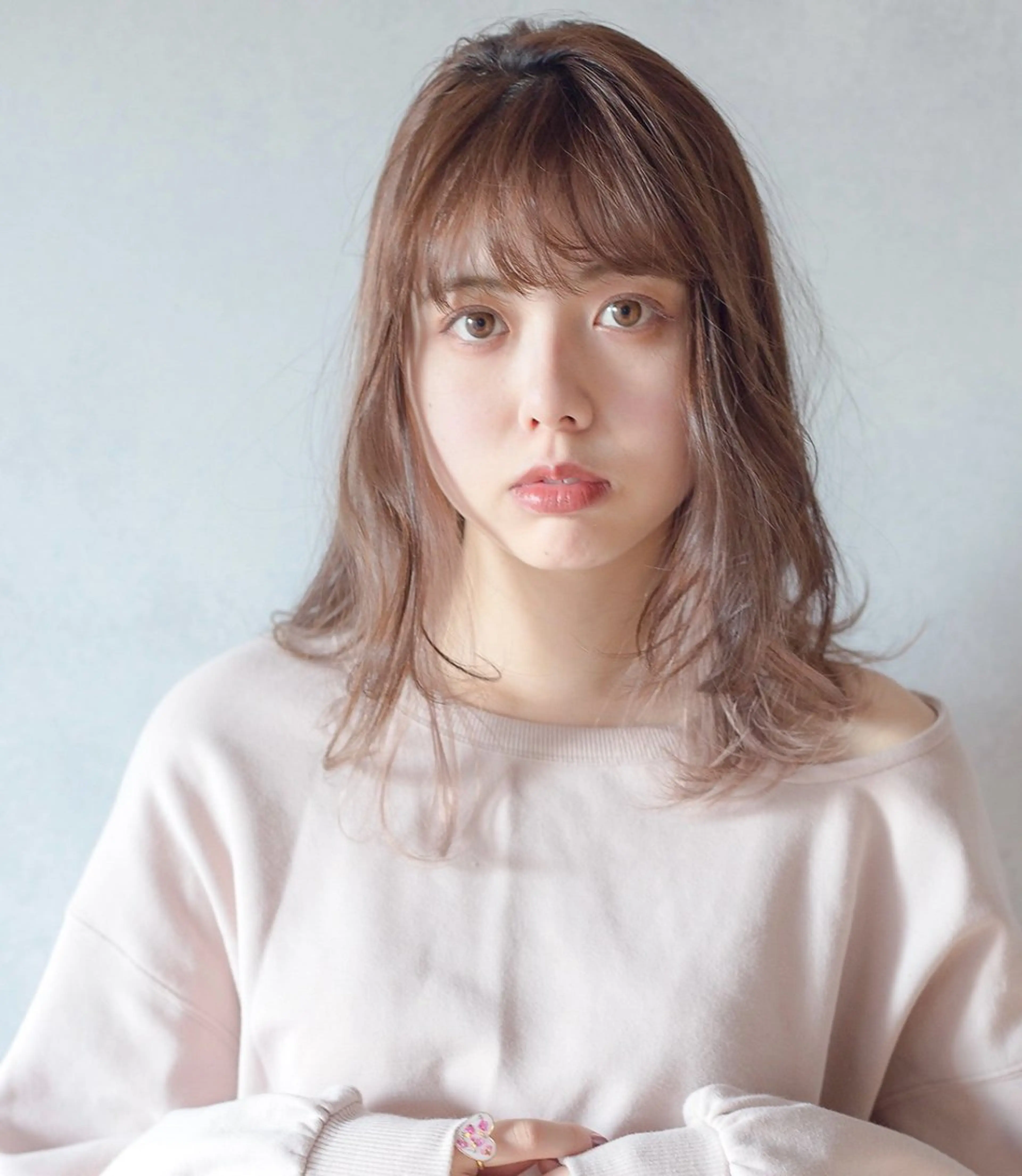 セミロング 片山 森尊のヘアスタイル