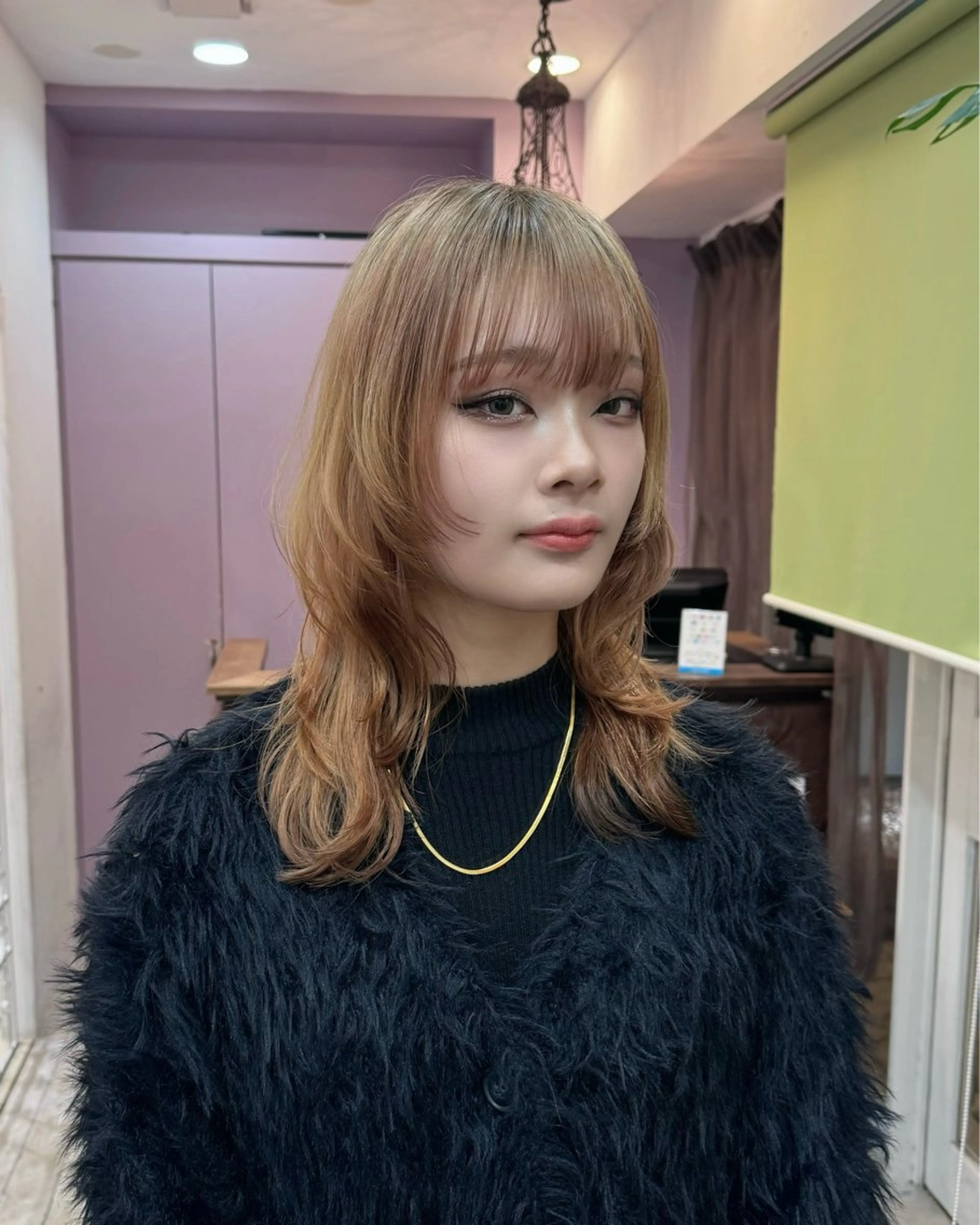 セミロング ウルフカット カット ウルフ/レイヤー /髪質改善　ナユタのヘアスタイル