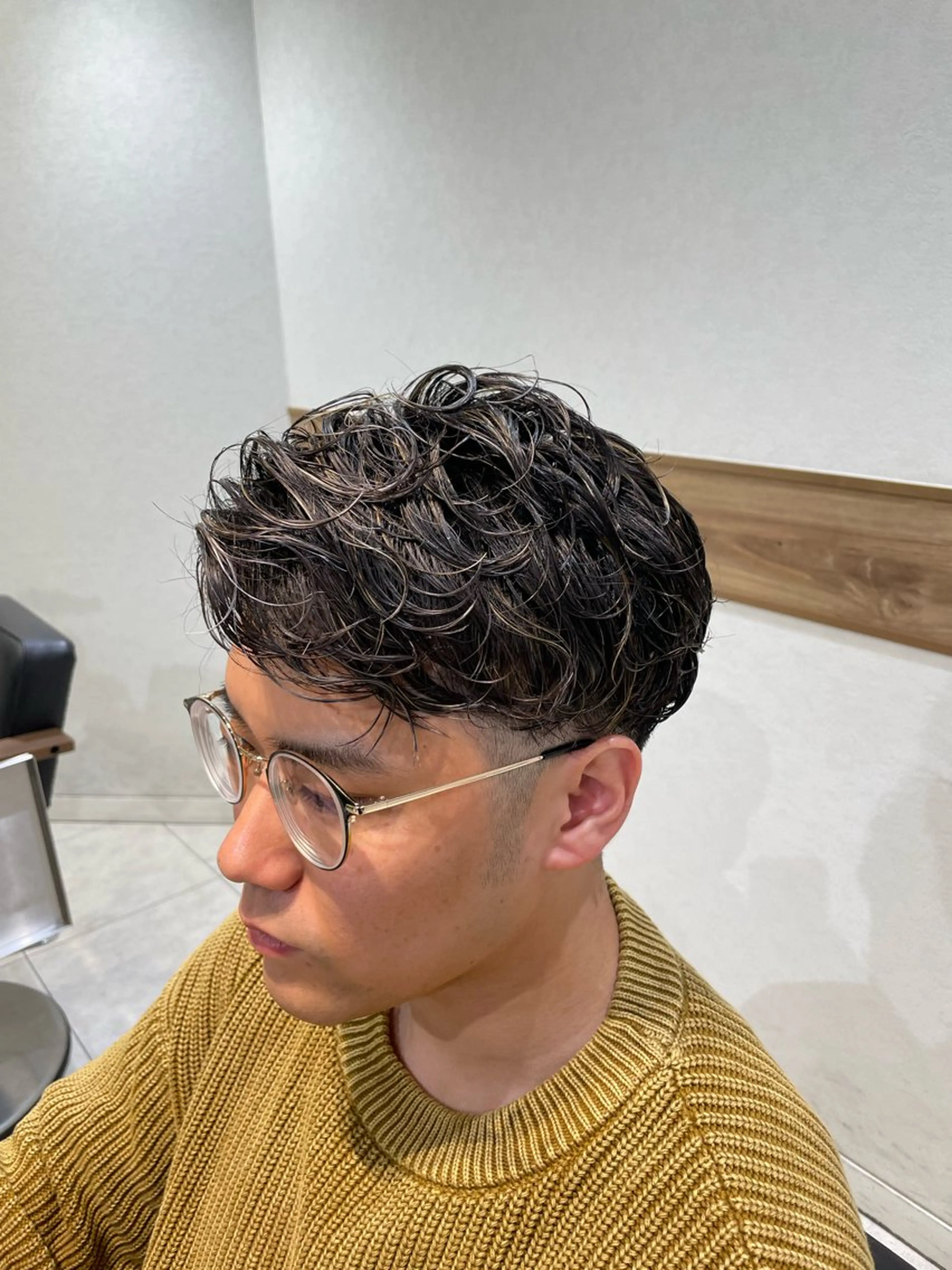 パーマ パーマ メンズ得意✂︎ 磯野歩夢のヘアスタイル