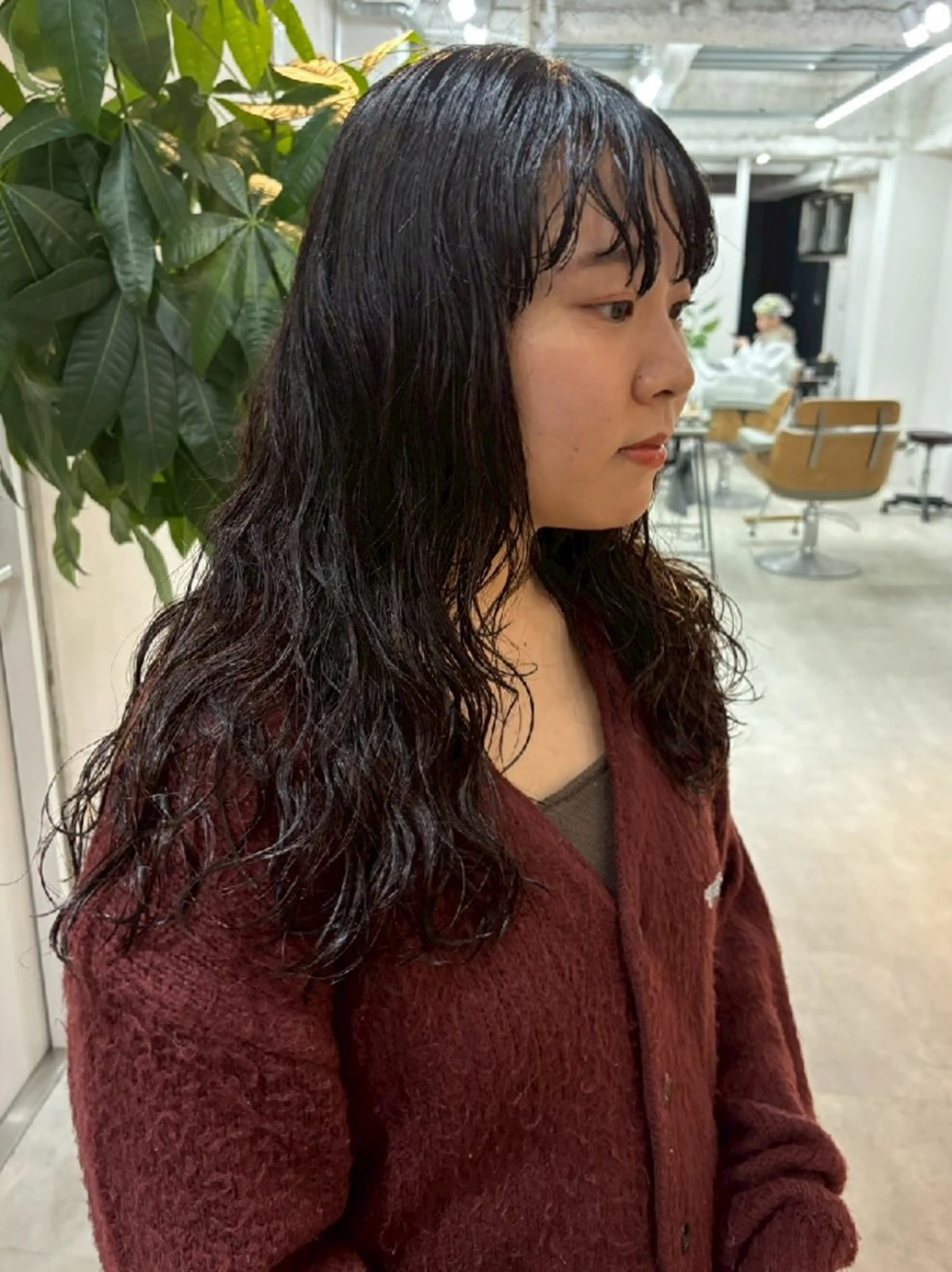 セミロング パーマ JESTER 烏丸御池のヘアスタイル