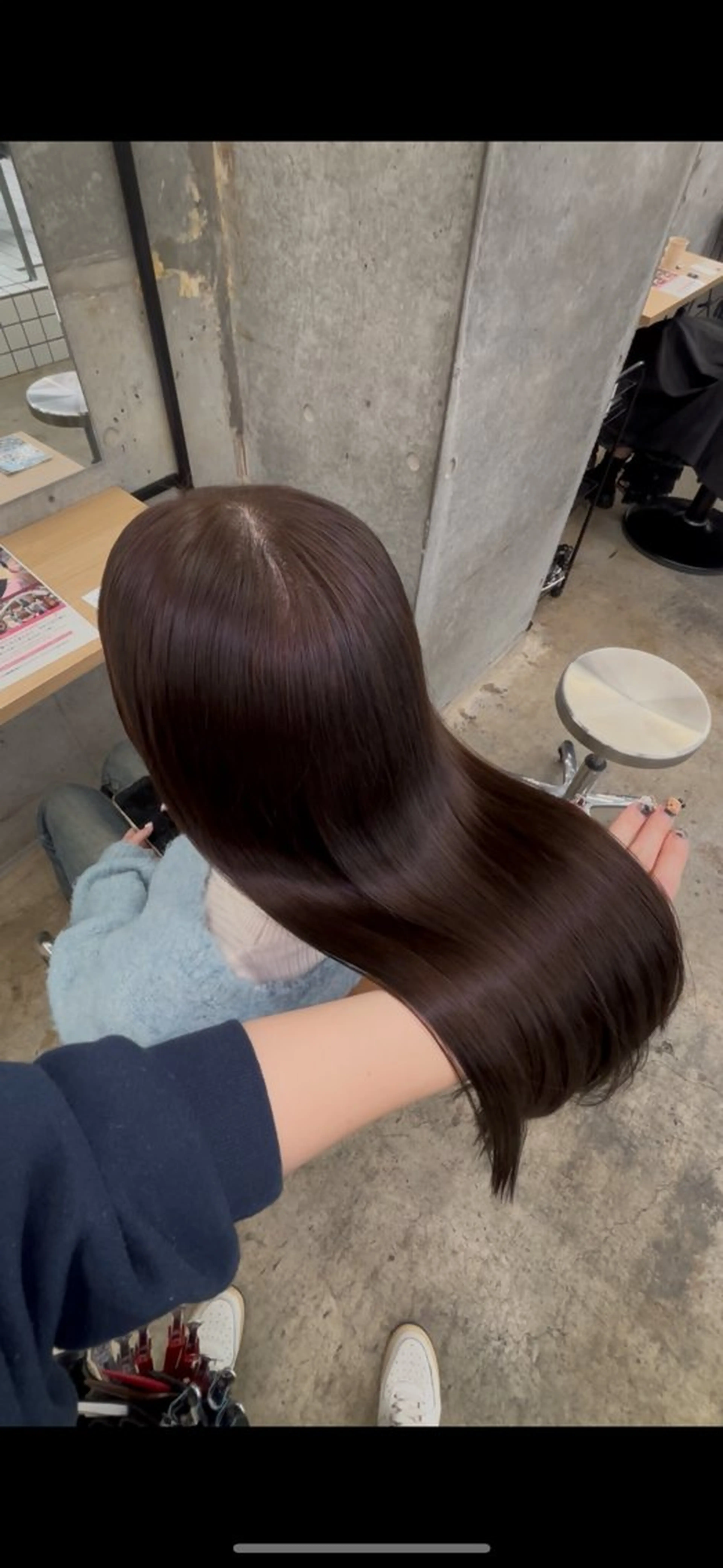 ロング カラー 縮毛矯正 トリートメント ダメージレス艶髪 🦋MISAKI🦋のヘアスタイル