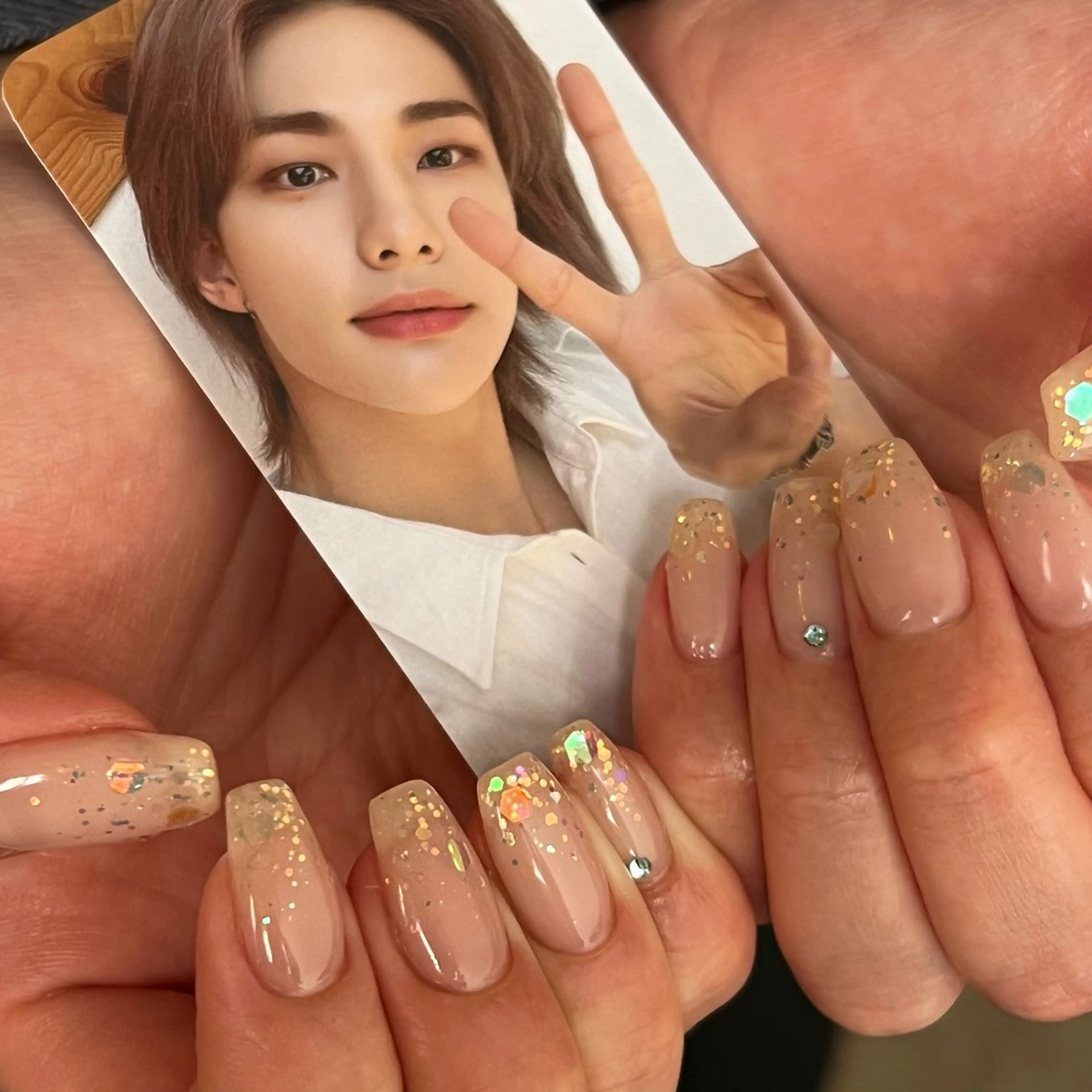 ネイル ジェルネイル 韓国ネイル マグネットネイル 持ち込み ワンカラーネイル 本町NailUsa Mimi RIKOのネイルデザイン