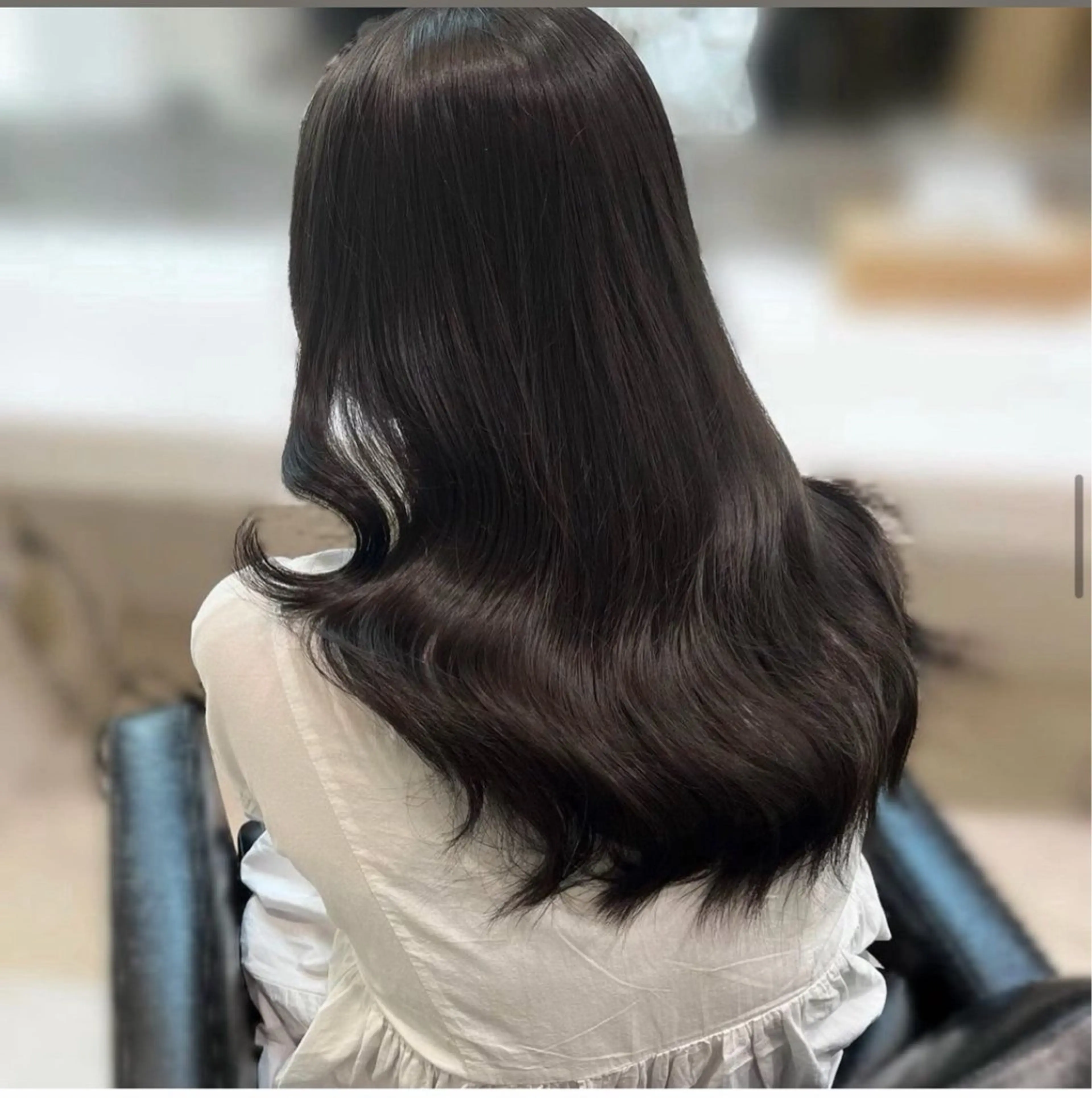 ロング カット 濱川響太レディース カットモデルのヘアスタイル