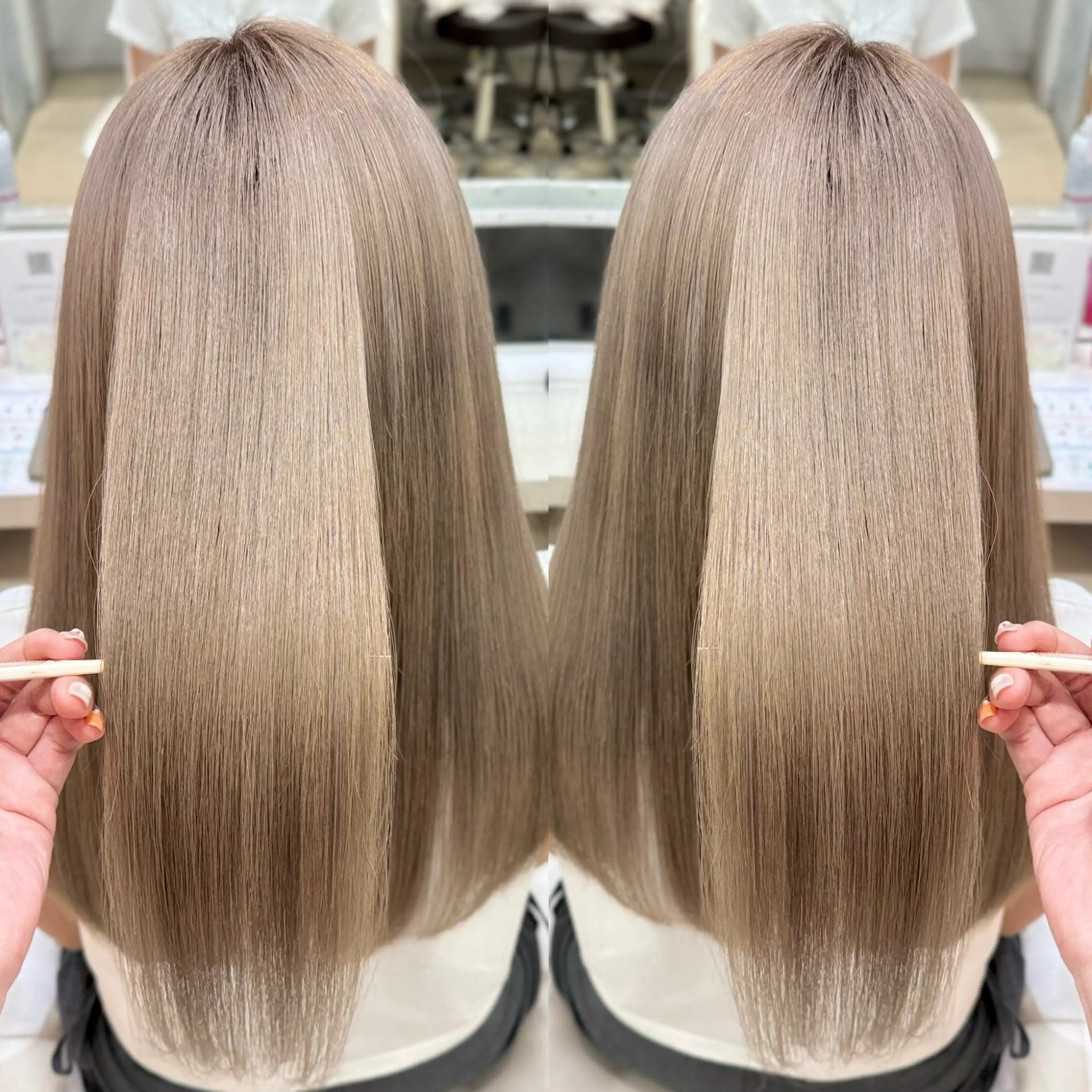 ロング カラー カット ヘアカラー 💎髪質改善特化/ 町田莉彩💎のヘアスタイル