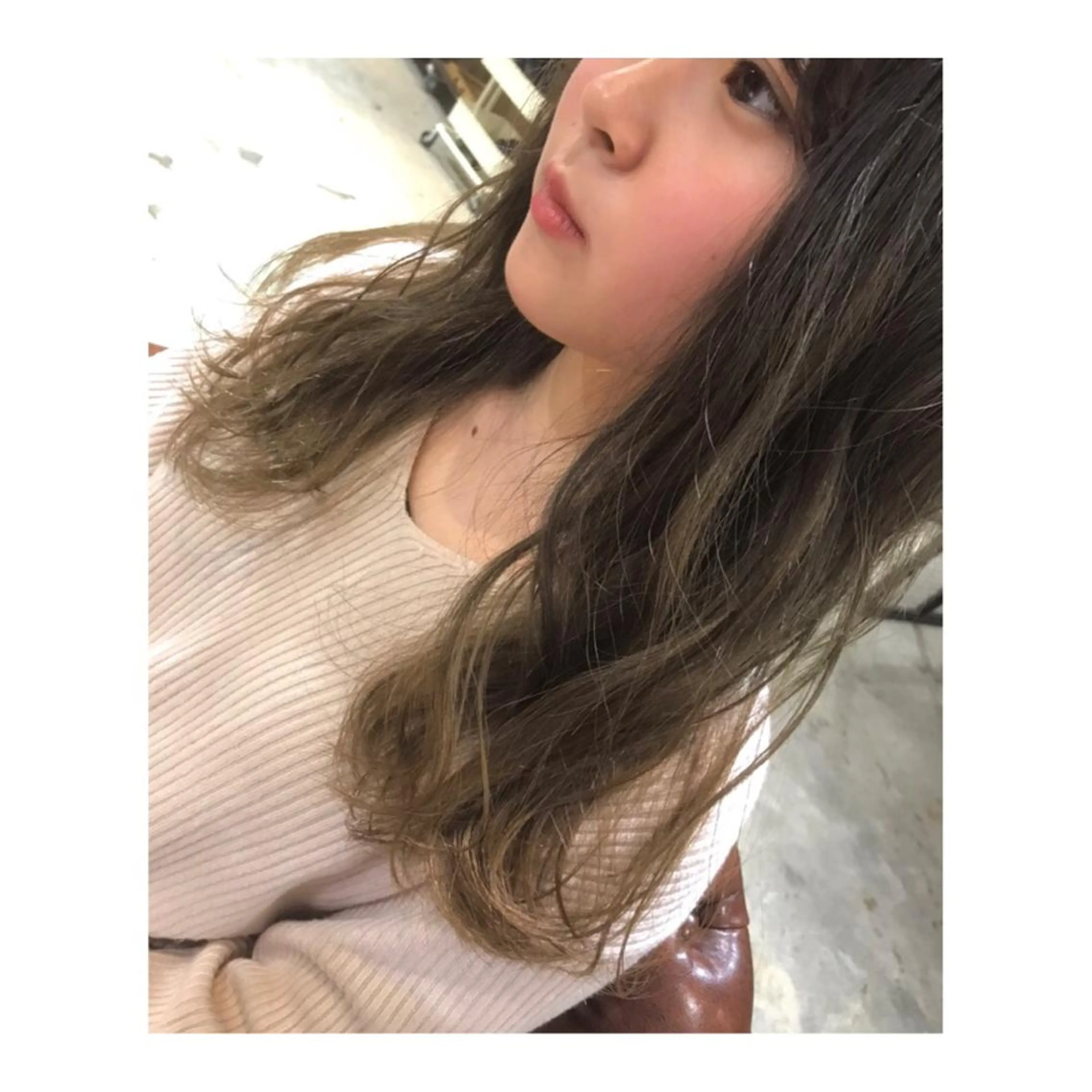 ロング カラー アッシュ 竹嶌 健吾のヘアスタイル