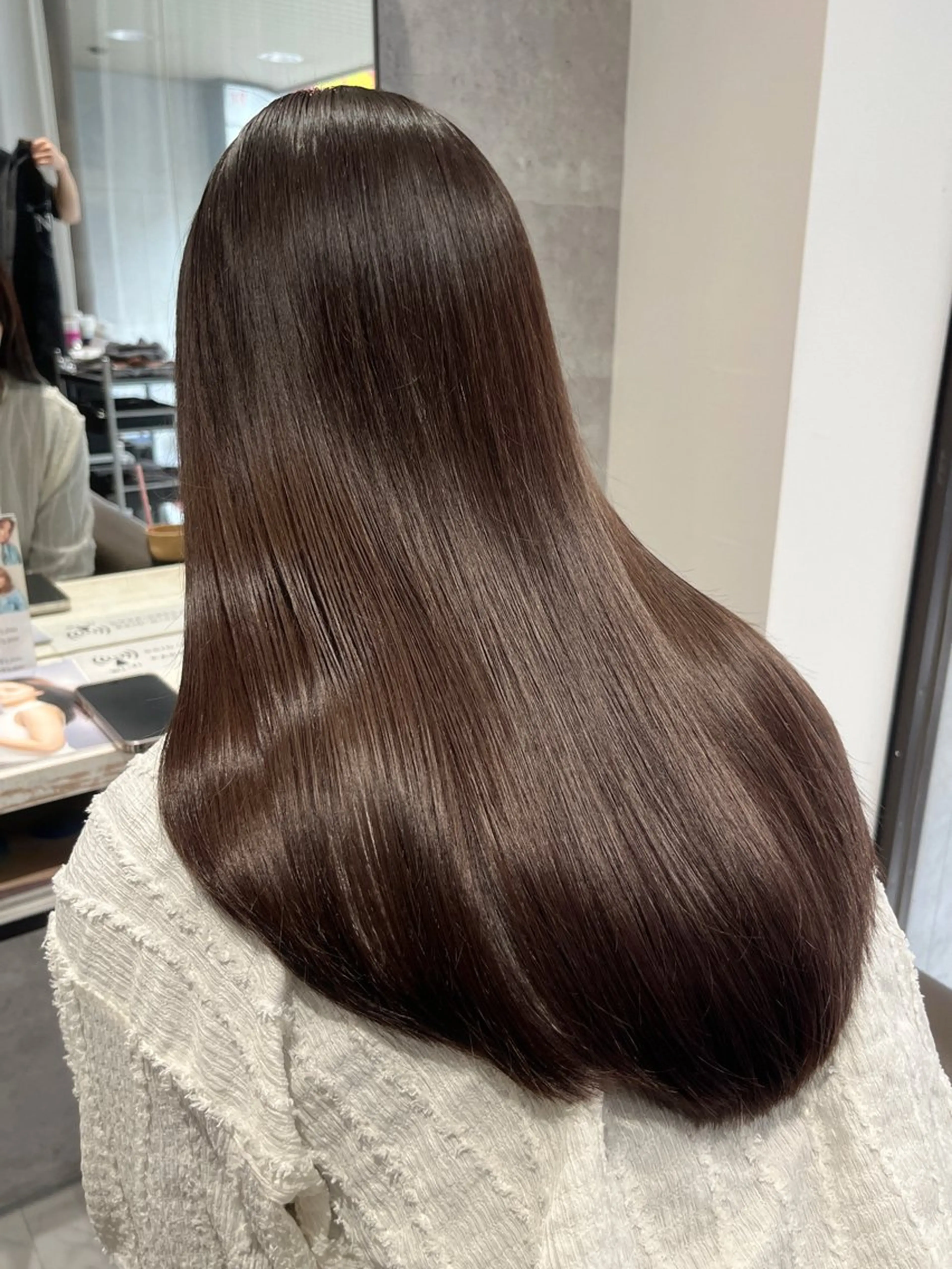 セミロング カラー カット ヘアカラー Grow by NYNY 坂本 理輝のヘアスタイル