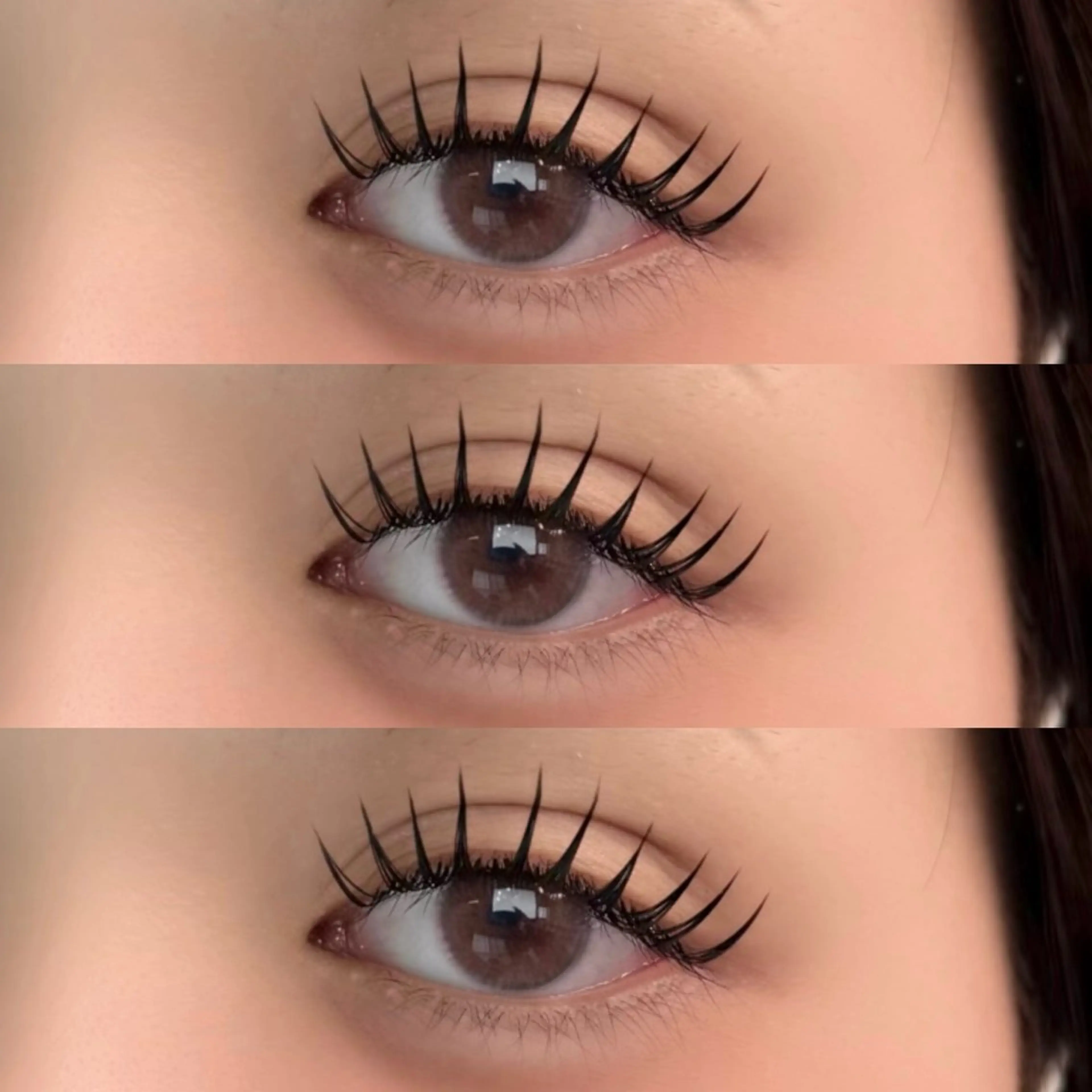 マツエク・マツパ マツエク 【那覇/束感まつ毛 /LED】ｷｬﾒﾙのマツエク・マツパデザイン