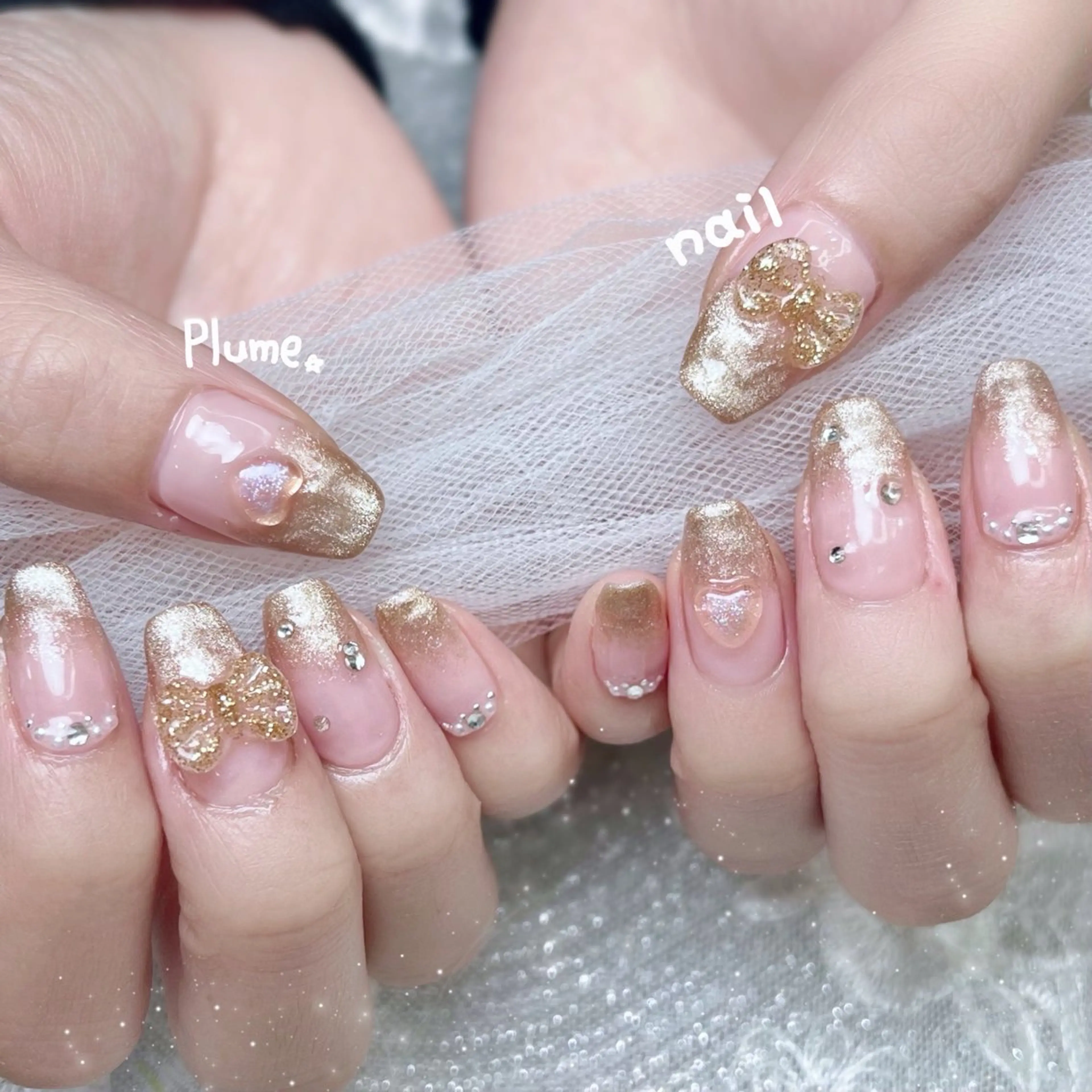 ネイル ハンドネイル plume nail ☆韓国ネイルのネイルデザイン
