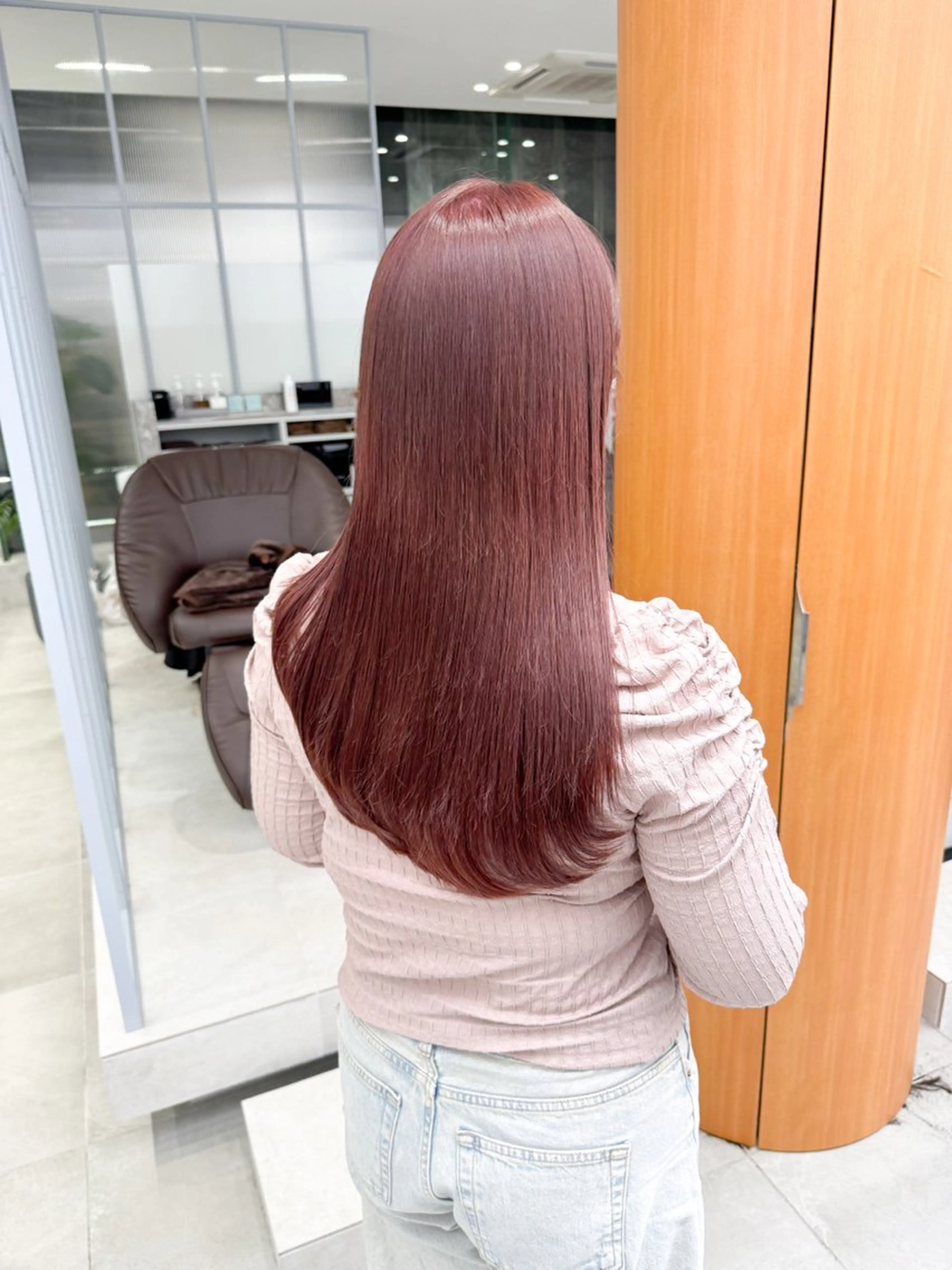 ロング カラー ヘアカラー ひかり/ベージュ /似合わせカットのヘアスタイル