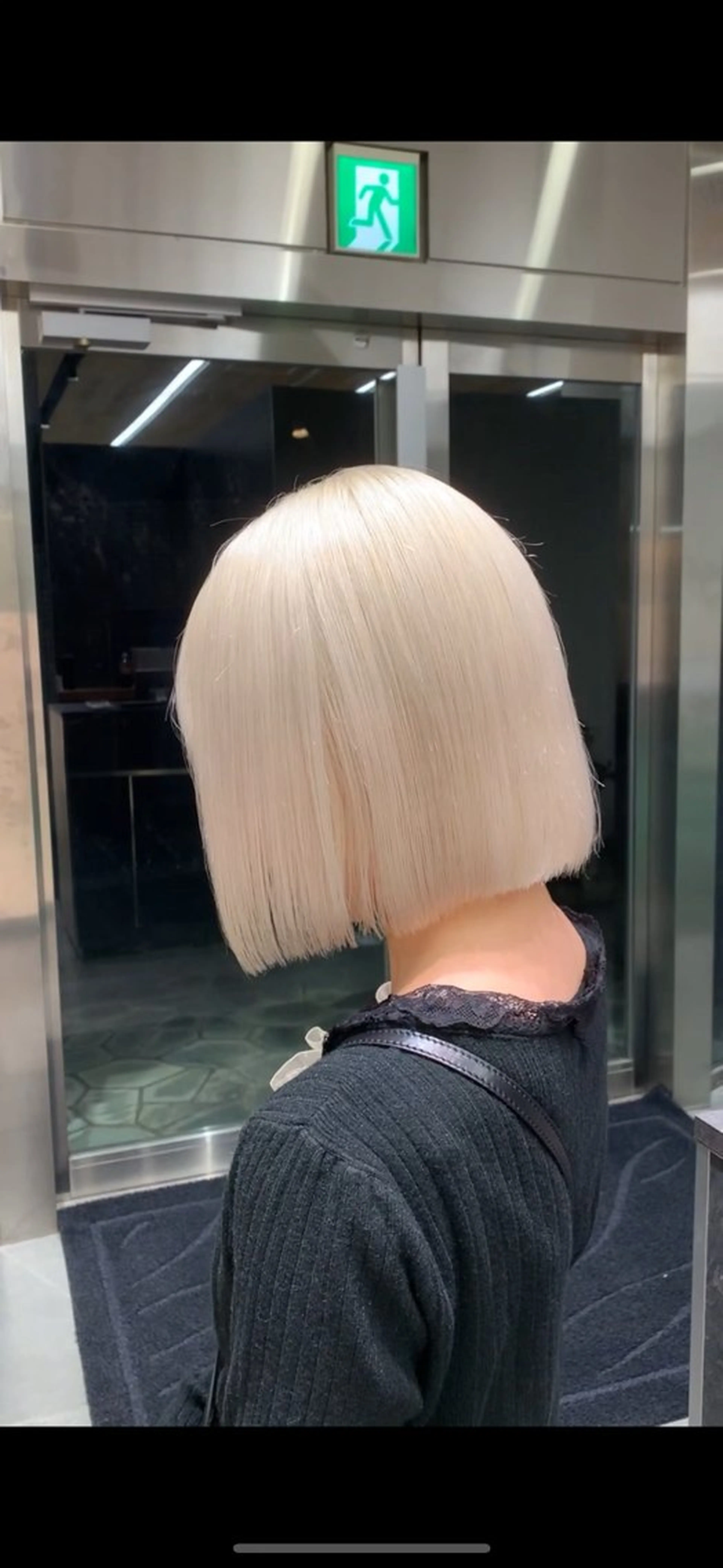 ミディアム カラー カット ヘアカラー トリートメント れい🫧 ハイトーン特化のヘアスタイル