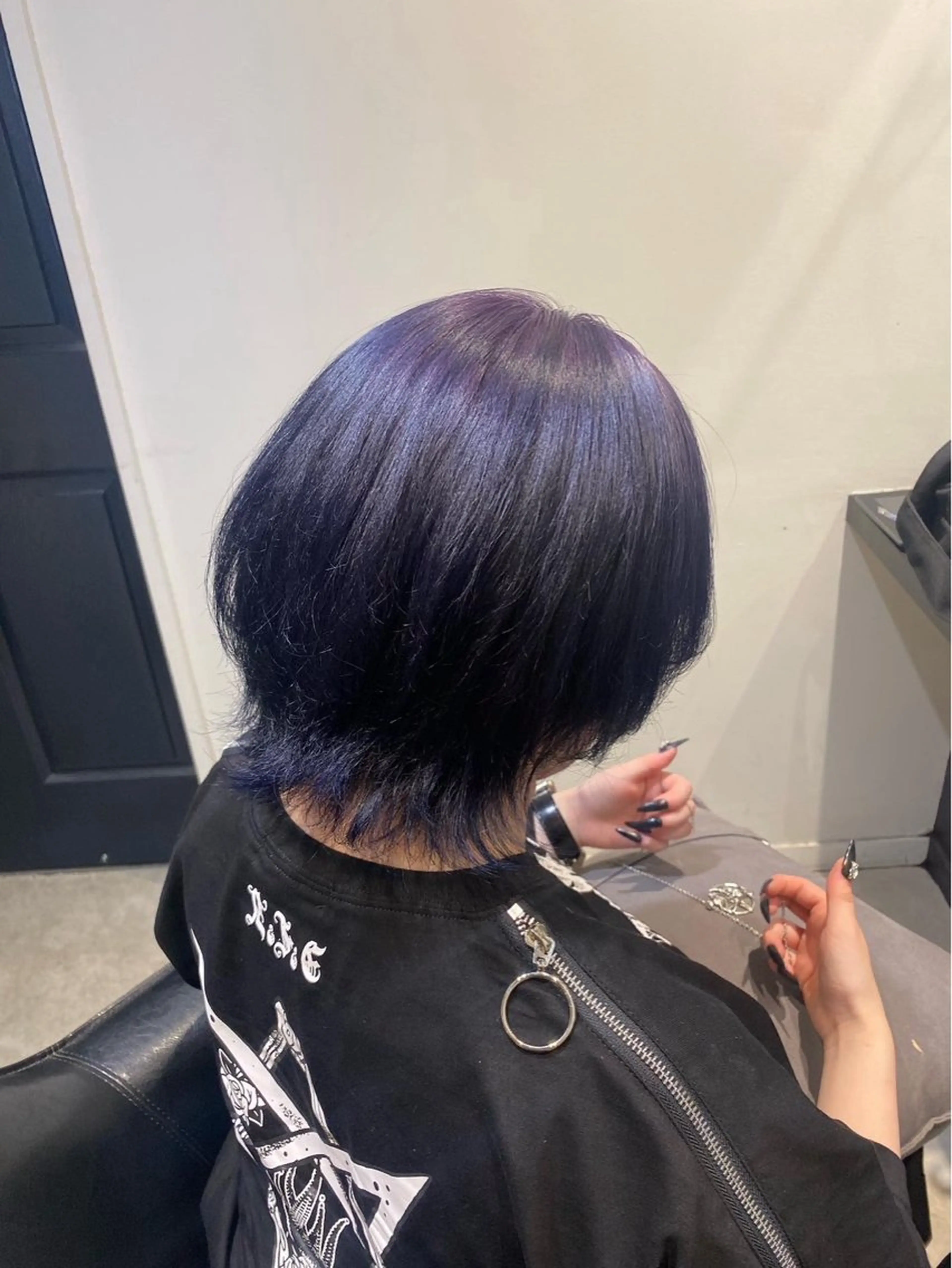 ショート カラー ラベンダーカラー Cadre新小岩🫧 栗原葵のヘアスタイル