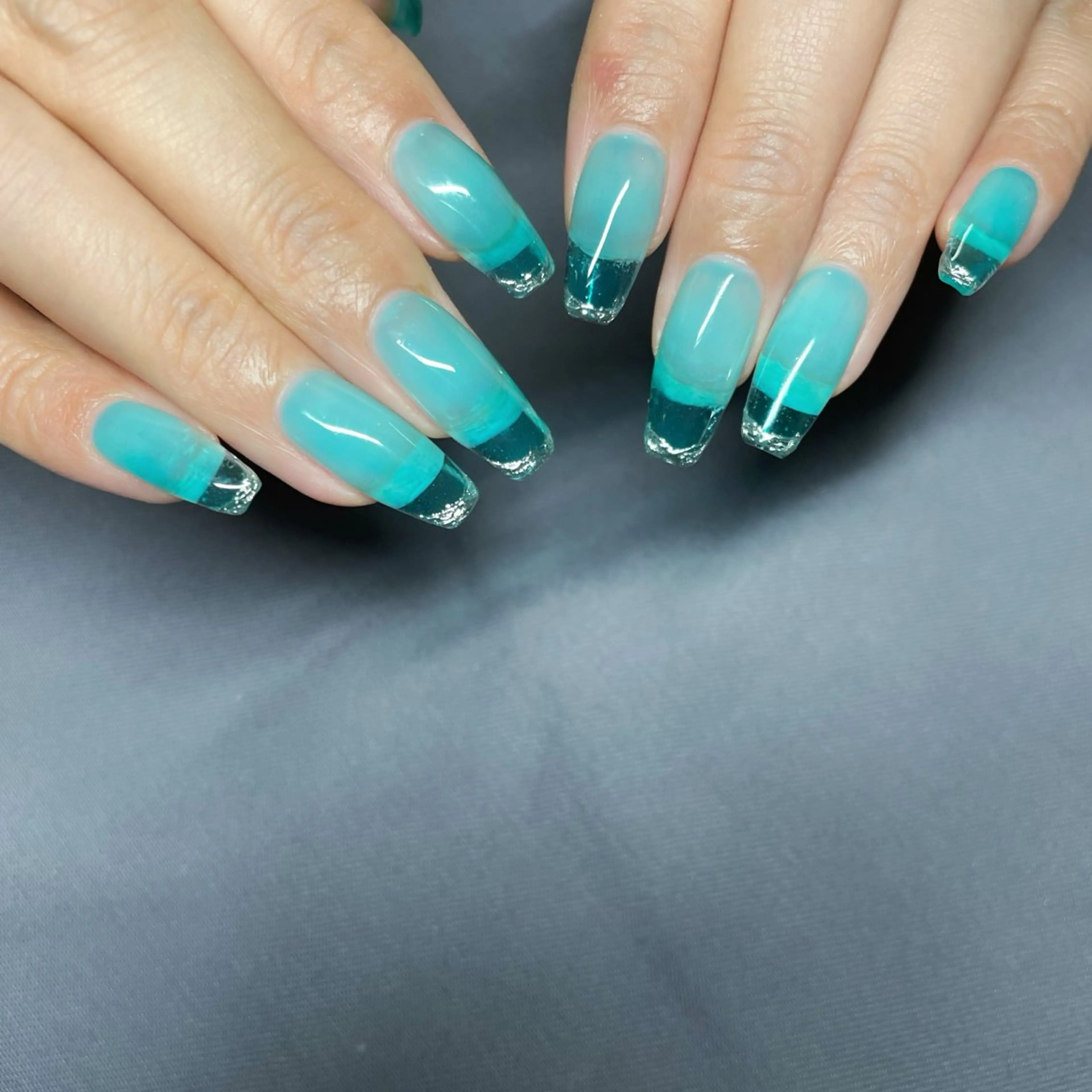 ネイル クリアネイル スカルプネイル nail 6.のネイルデザイン