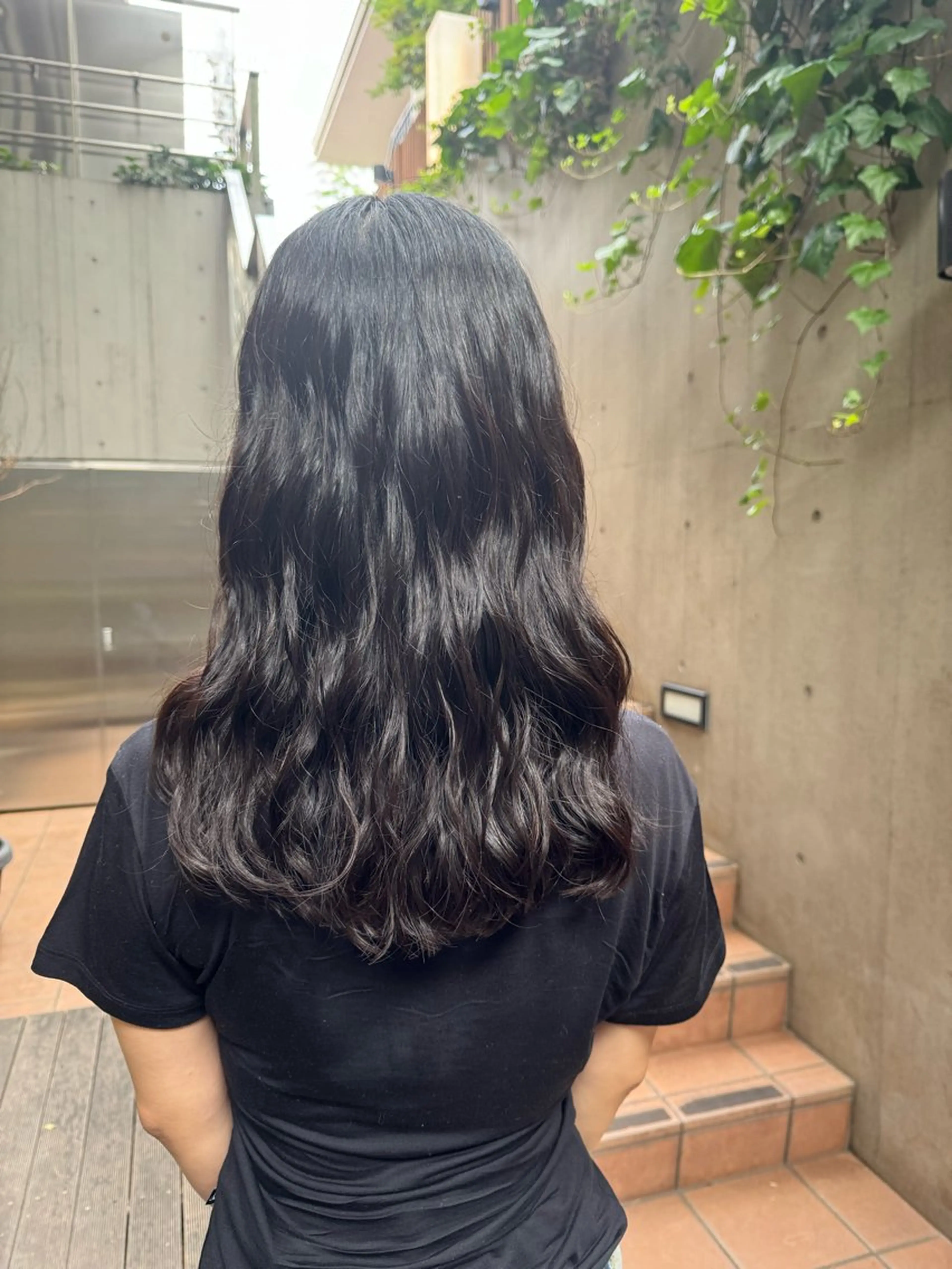 セミロング カット パーマ トリートメント 大人可愛い♡コテ巻き パーマ🌼杉田 萌恵のヘアスタイル