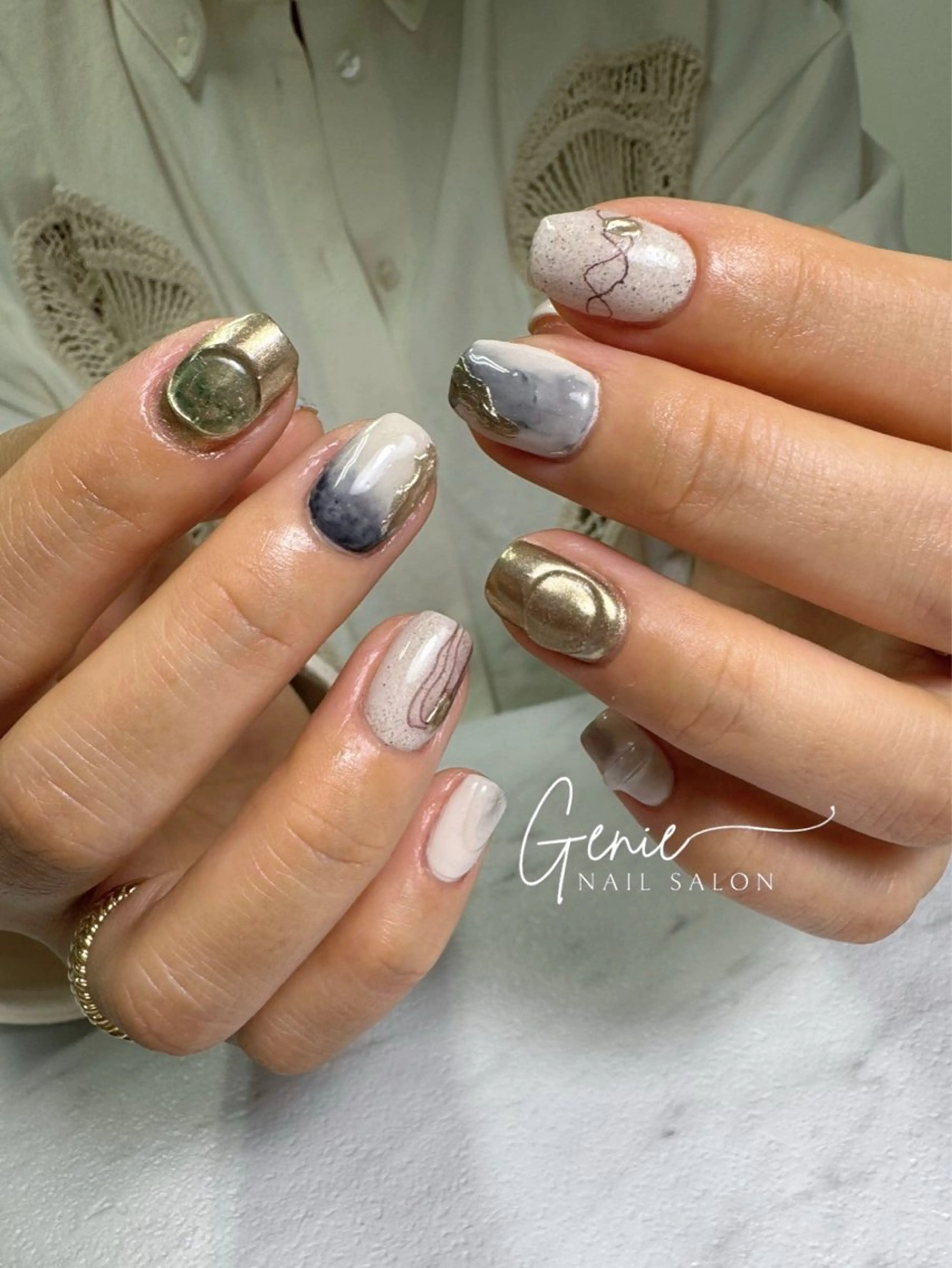 ネイル ニュアンスネイル ハンドネイル Nail salon Genie所属・Nail salon Genieのネイルデザイン