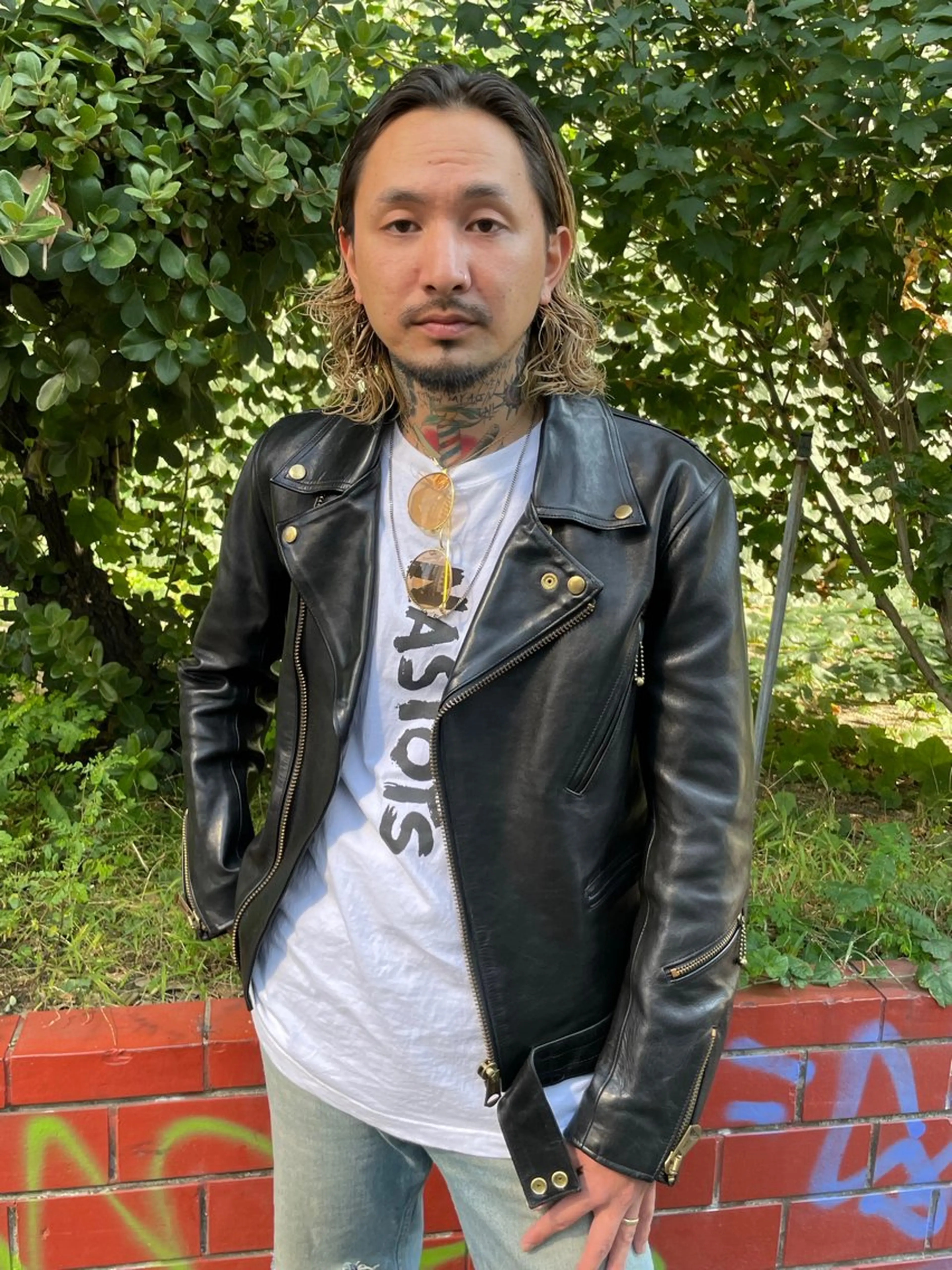ミディアム カラー パーマ ミディアムパーマ ハイライトカラー ハイライト カット ヘアカラー トリートメント 渡邊 直輝のヘアスタイル